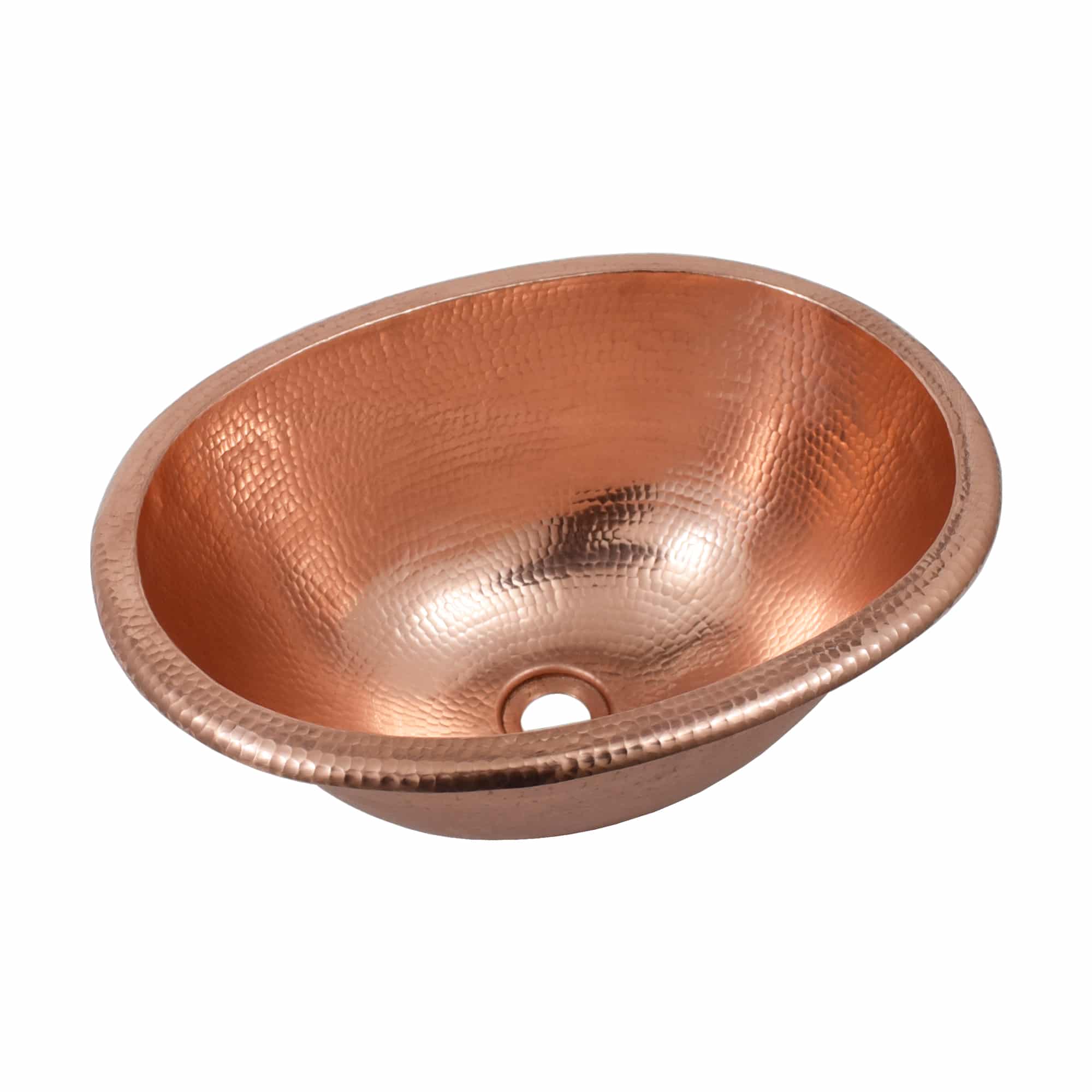 Native Trails Cameo 17" x 13.25" Oval Copper Bathroom Sink, Polished Copper, 16 Gauge, CPS448 Product Image