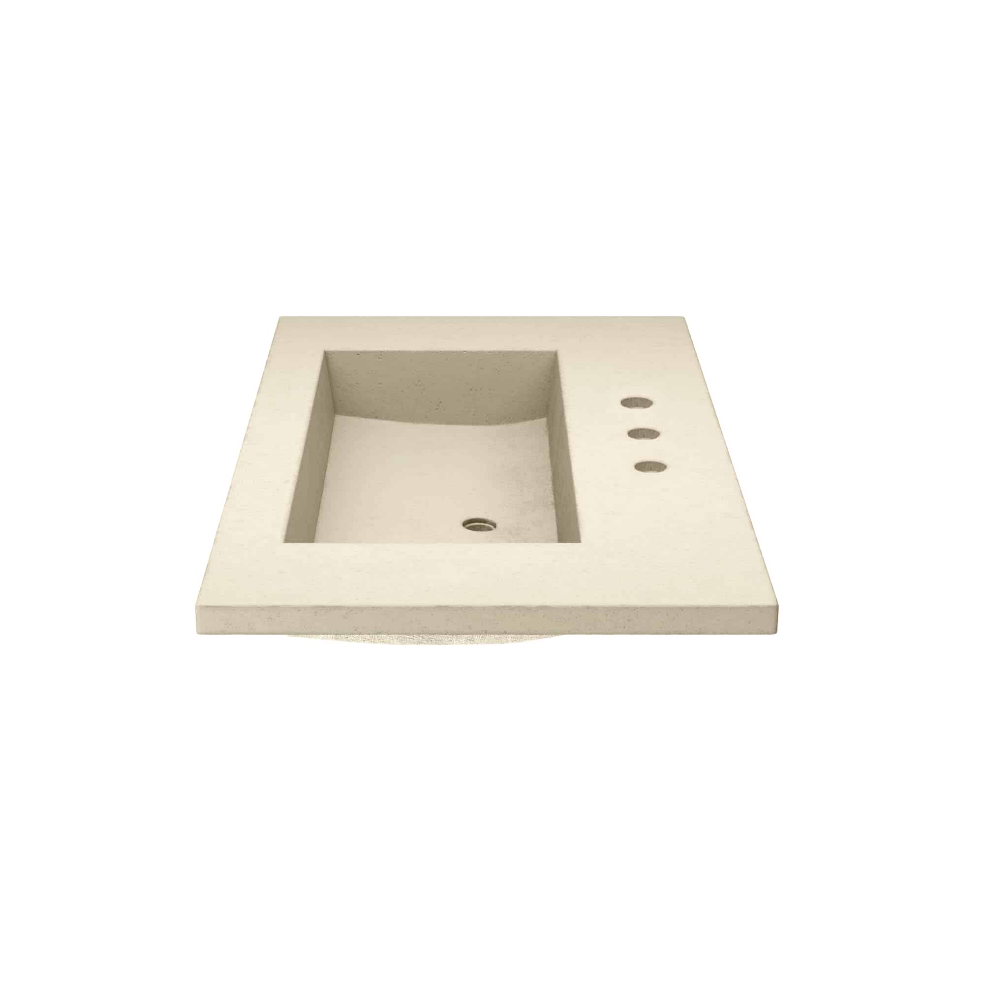 Native Trails 36" Capistrano ADA NativeStone Vanity Top and Trough Sink in Sand, 3 Faucet Holes, NSVT36-D Product Image