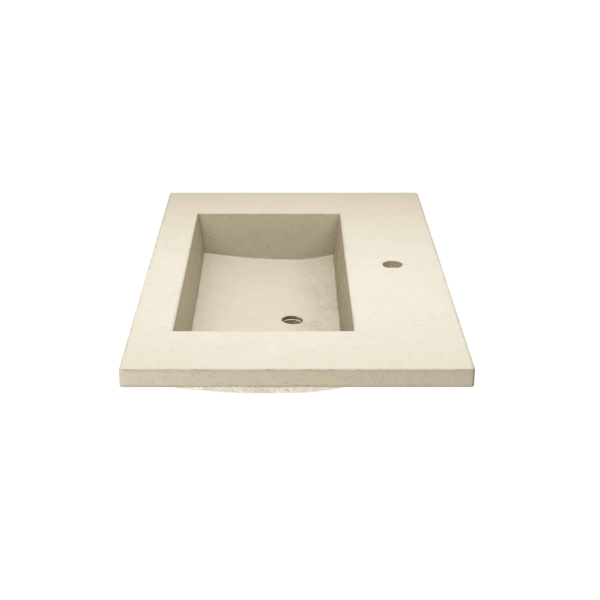 Native Trails 36" Capistrano ADA NativeStone Vanity Top and Trough Sink in Sand, 1 Faucet Hole, NSVT36-D1 Product Image