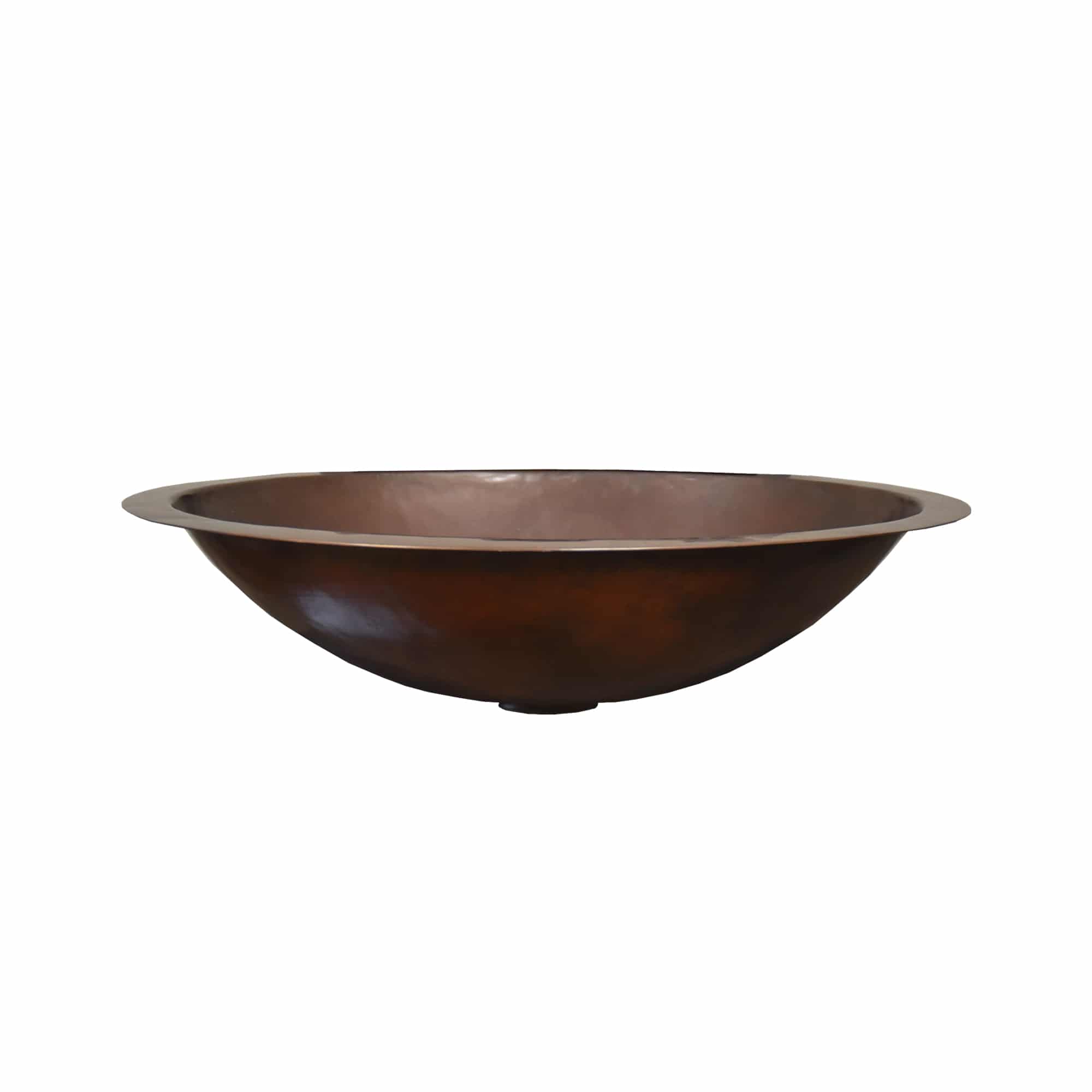 Native Trails Classic 19" Oval Undermount Copper Bathroom Sink, Antique Copper, CPS268-F Product Image