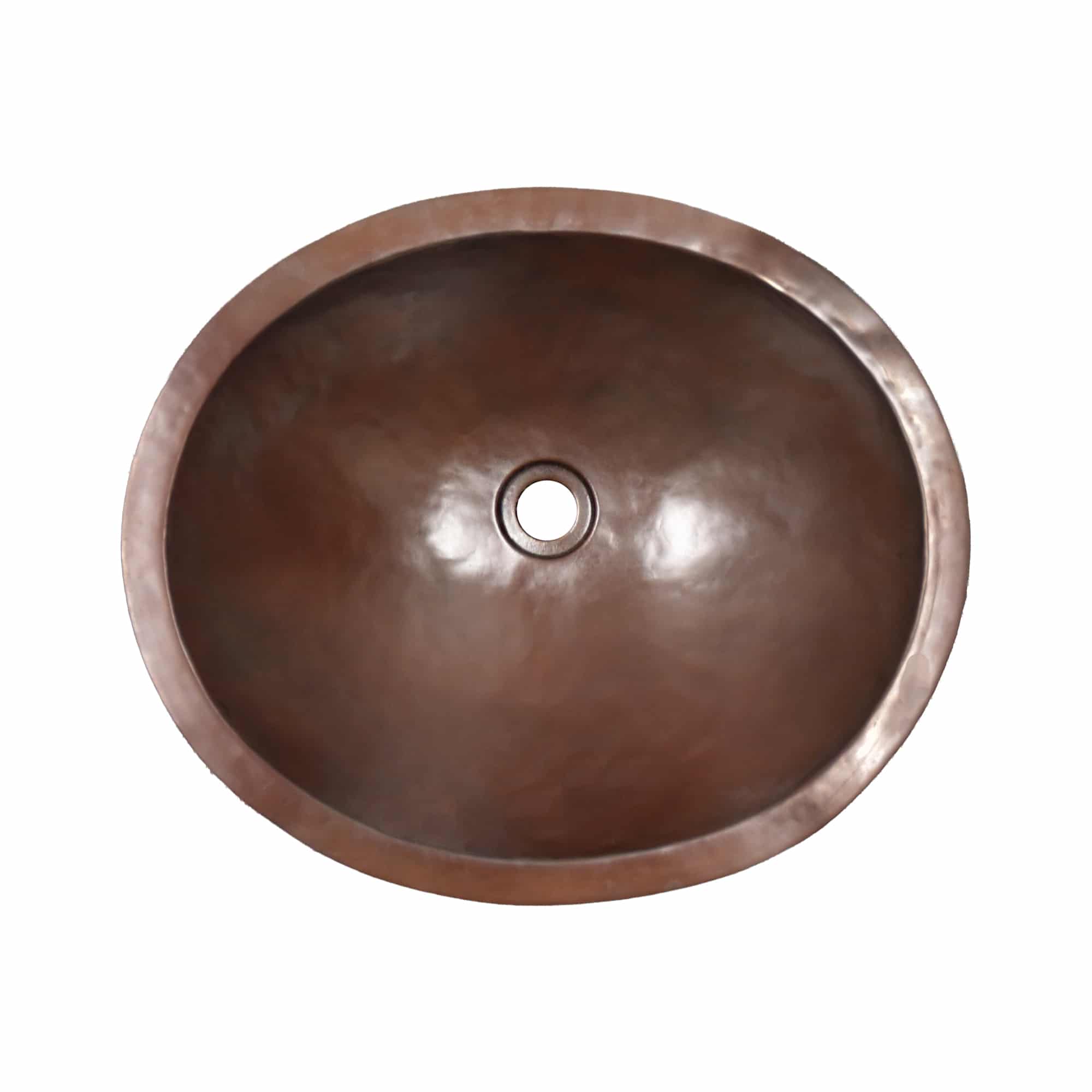 Native Trails Classic 19" Oval Undermount Copper Bathroom Sink, Antique Copper, CPS268-F Product Image