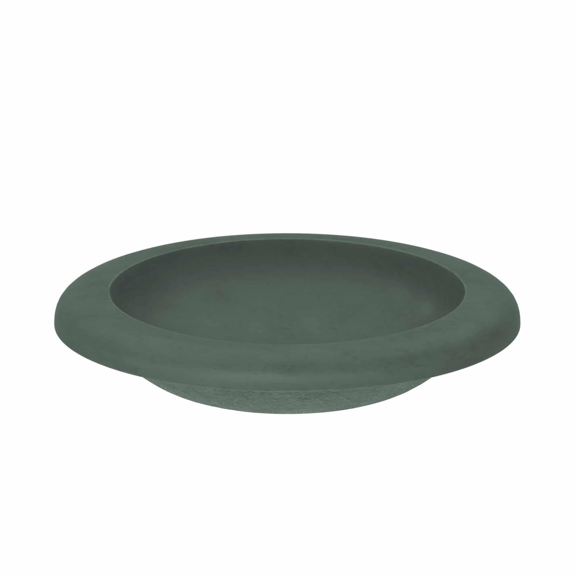 Native Trails Cuyama 21" x 15" Oval Drop In NativeStone Concrete ADA Bathroom Sink, Forest, NSL2115-F Product Image