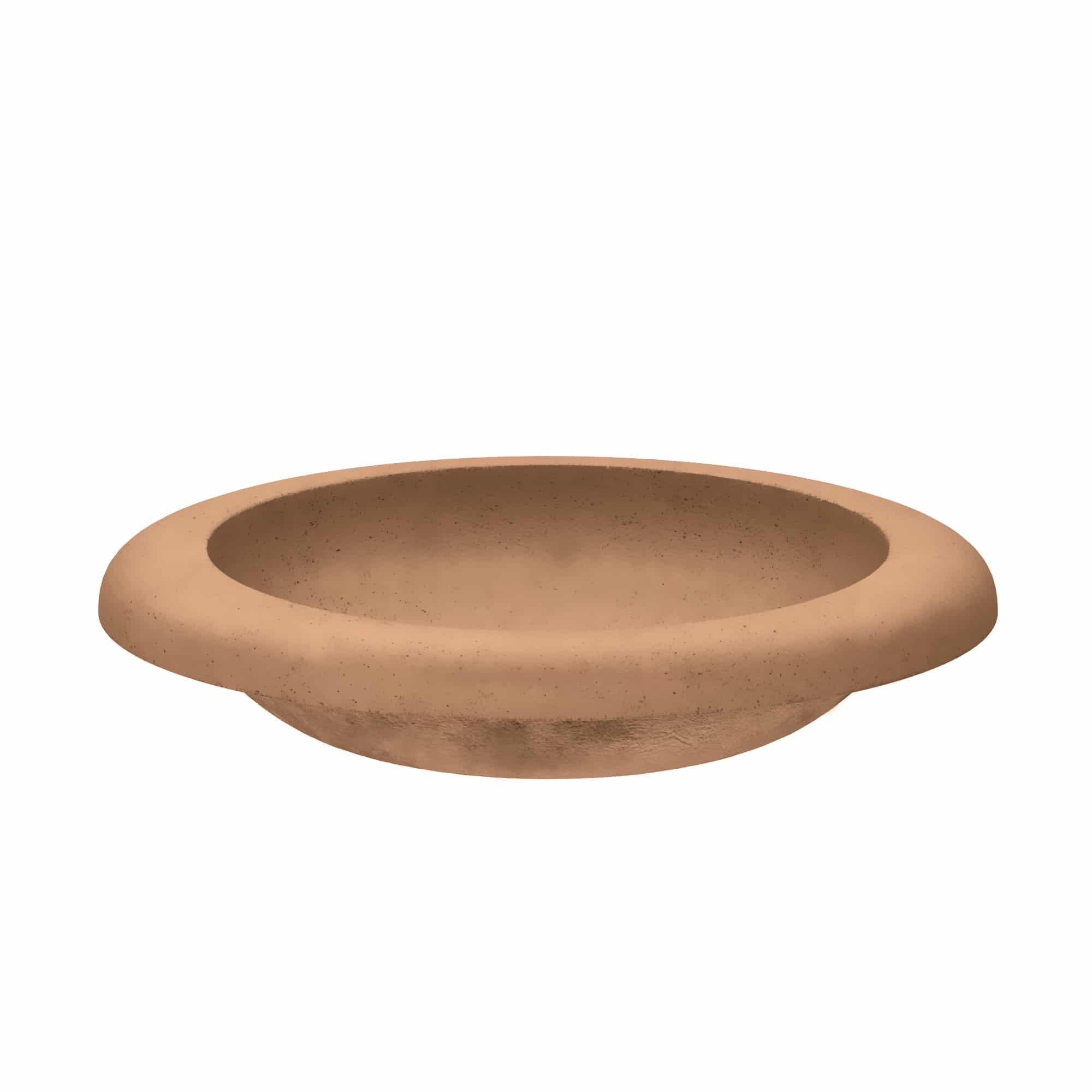Native Trails Cuyama 21" x 15" Oval Drop In NativeStone Concrete ADA Bathroom Sink, Terracotta, NSL2115-T Product Image