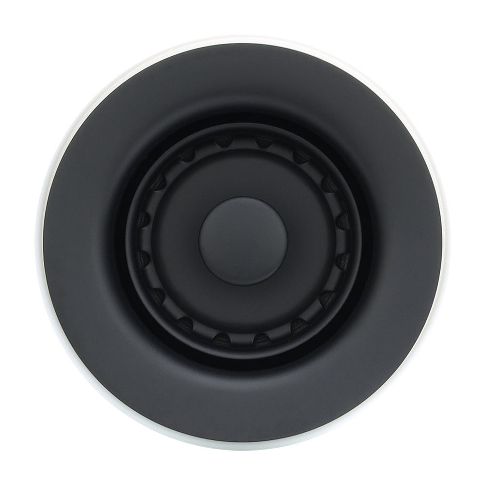 Premier Copper Products 2" Bar Basket Strainer Drain - Matte Black, Brass/PVC, D-133BLK