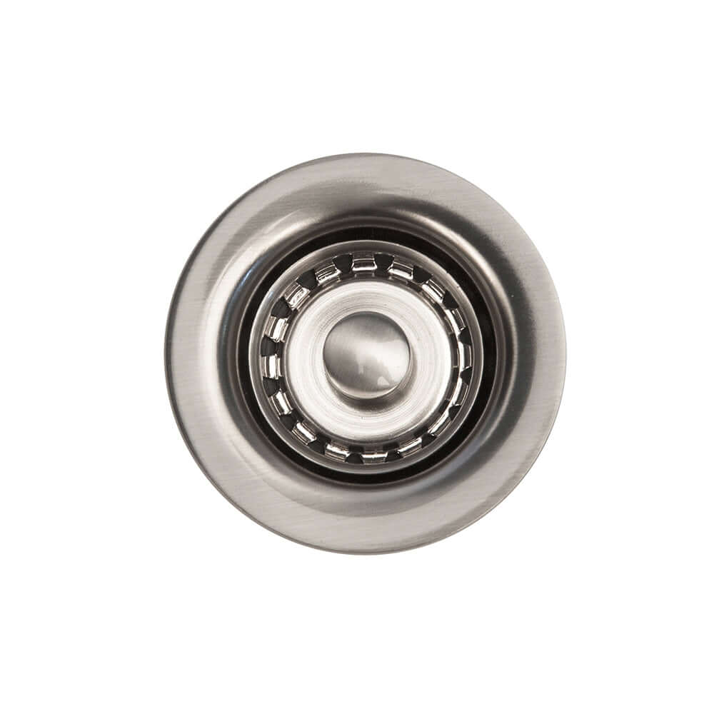 Alternate Image for Premier Copper Products 12" Round Hammered Copper Bar Sink w/ 2" Drain Opening in Nickel, Matching Drain and Accessories, BSP5_BR12EN2-B