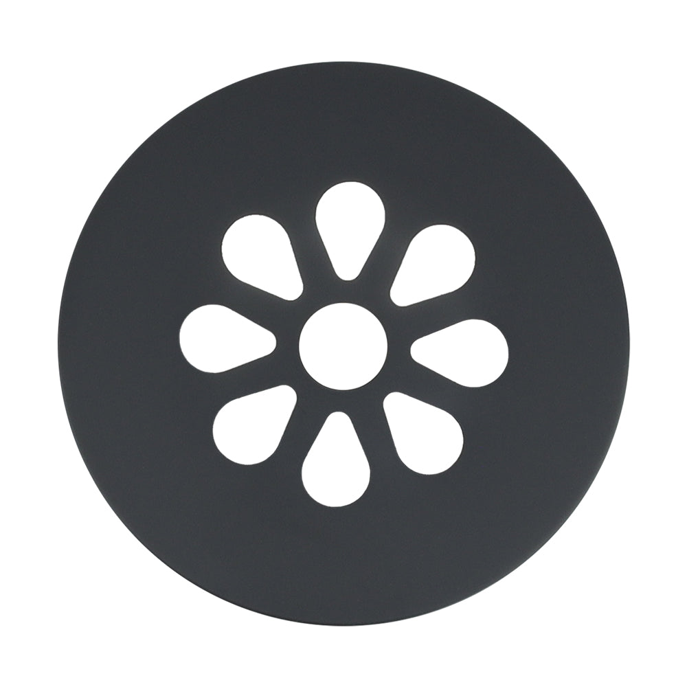 Alternate Image for Premier Copper Products 1.5" Non-Overflow Grid Bathroom Sink Drain - Matte Black, Brass, D-207BLK