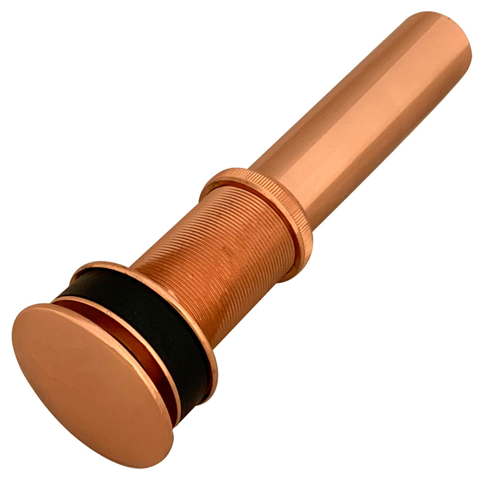 Alternate Image for Premier Copper Products 1.5" Non-Overflow Pop-up Bathroom Sink Drain - Polished Copper, D-208PC