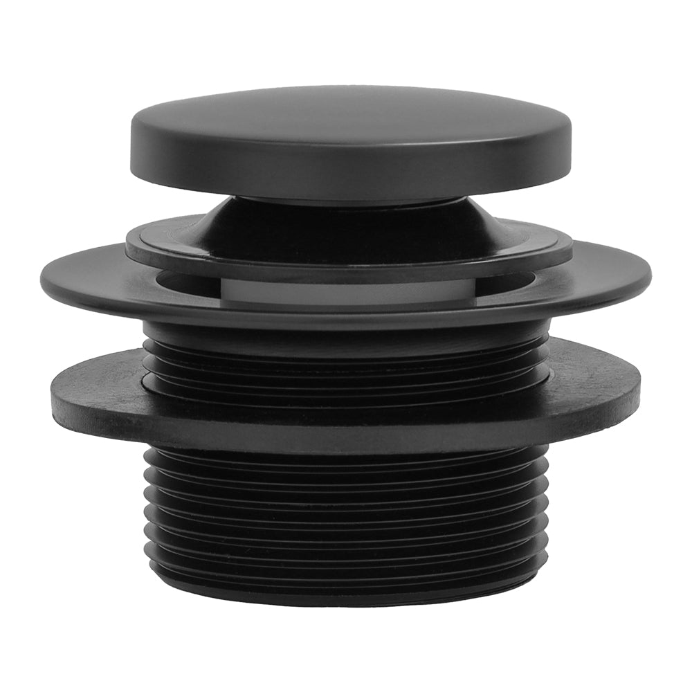 Alternate Image for Premier Copper Products Tub Drain Trim and Two-Hole Overflow Cover for Bath Tubs - Matte Black, Brass, D-302BLK