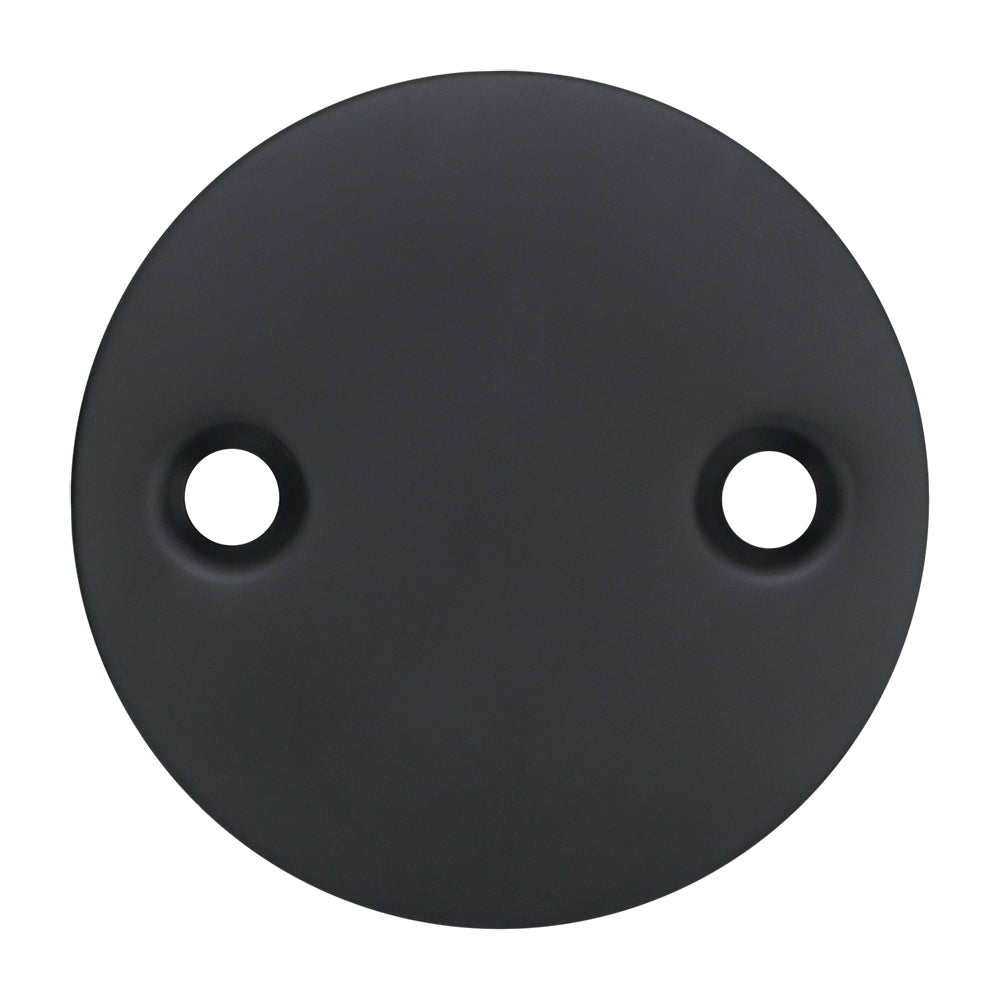 Alternate Image for Premier Copper Products Tub Drain Trim and Two-Hole Overflow Cover for Bath Tubs - Matte Black, Brass, D-302BLK