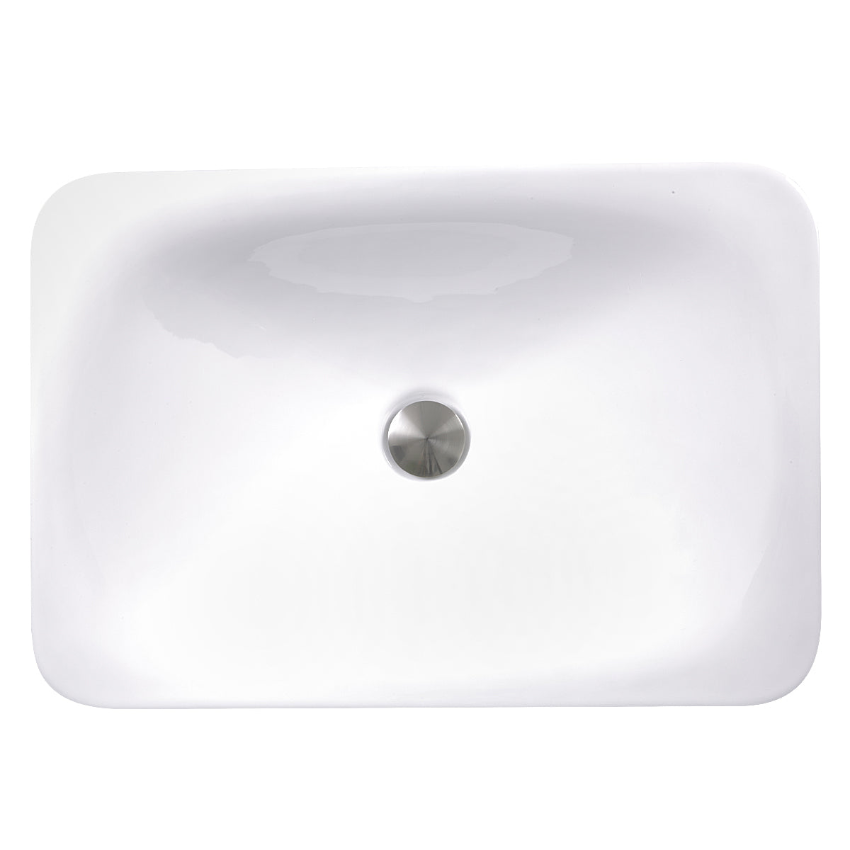 Alternate Image for Nantucket Sinks Great Point 21" Ceramic Bathroom Sink, White, DI-2114-R