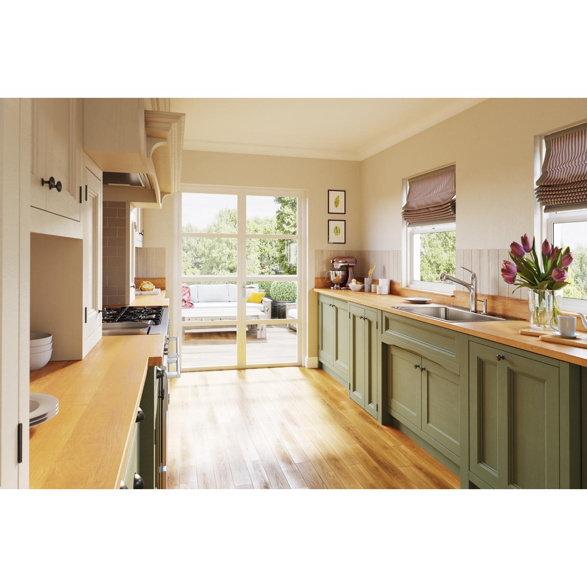 Alternate Image for Elkay Lustertone Classic 31" Drop In/Topmount Stainless Steel Kitchen Sink, Lustrous Satin, No Faucet Hole, DLR3122120