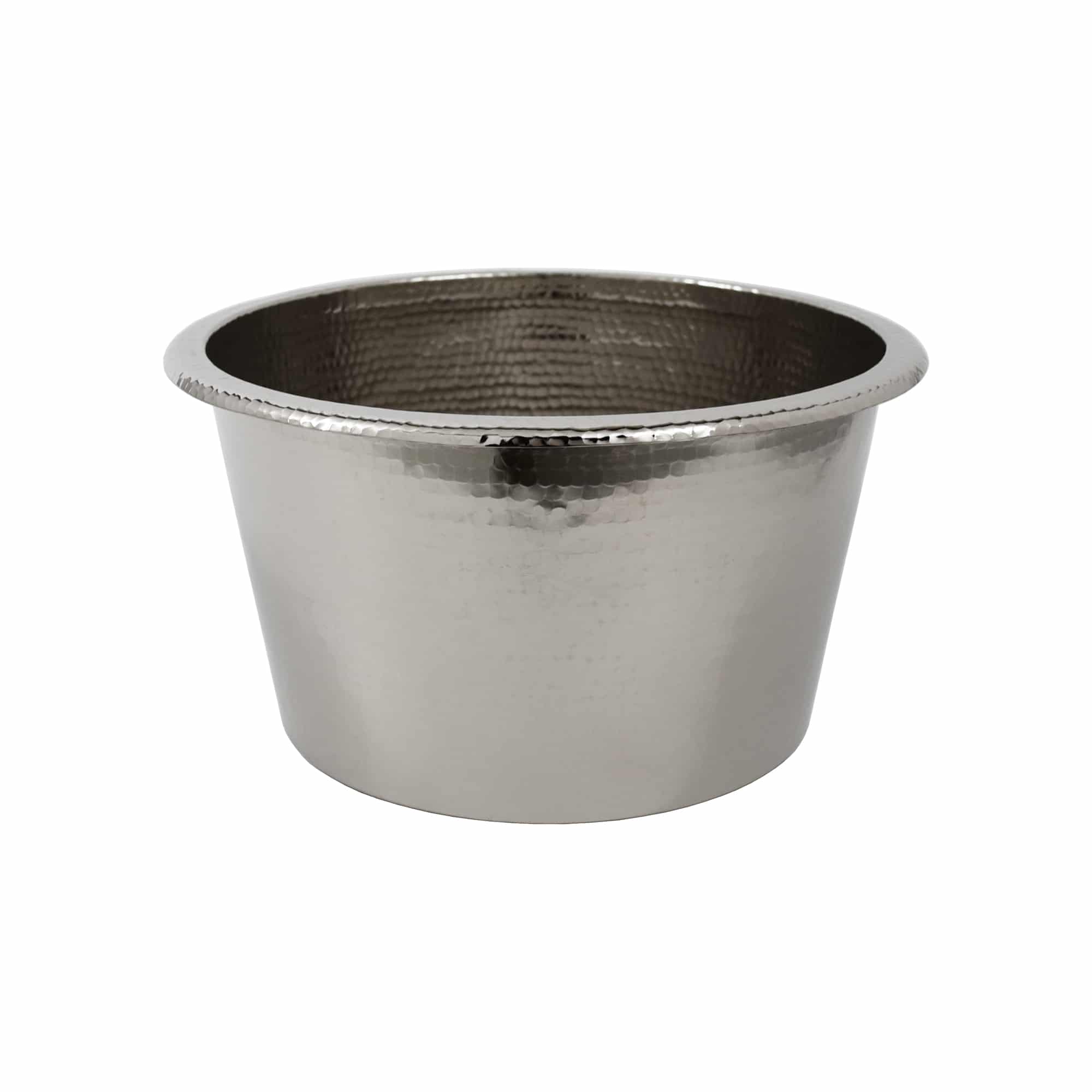 Native Trails Diego 13" Round Nickel Bar/Prep Sink, Polished Nickel, CPS835 Product Image