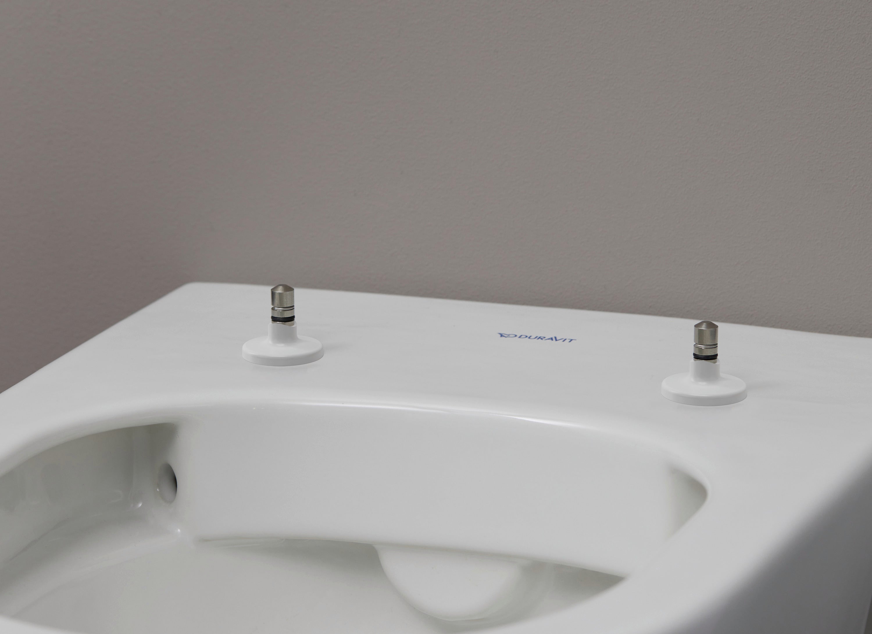 D-Neo 1.28/0.8 GPF Dual Flush Rimless ADA Compliant Round Wall Mounted Toilet in White