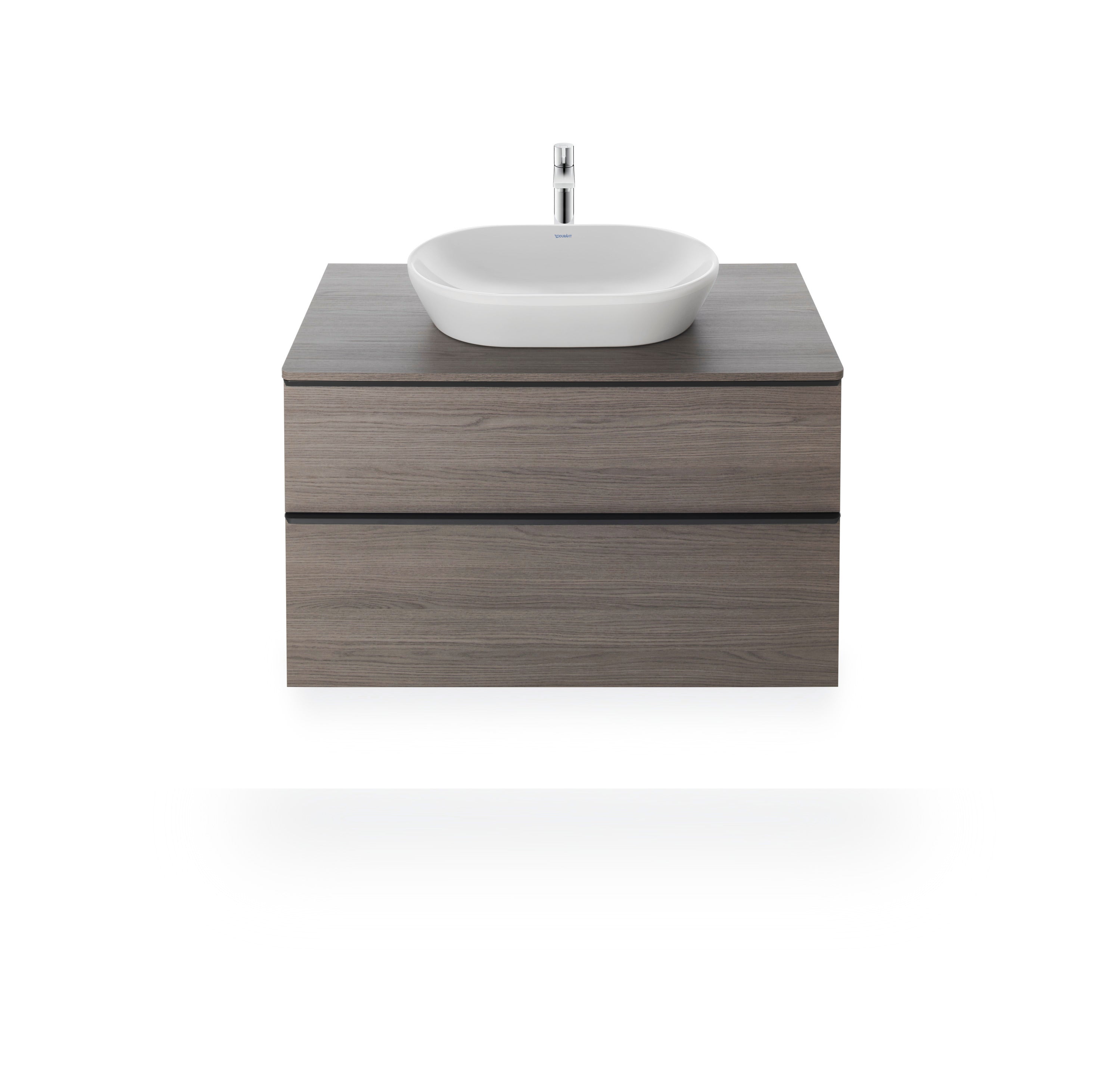 D-Neo 23 5/8" Oval Vessel Sink in White