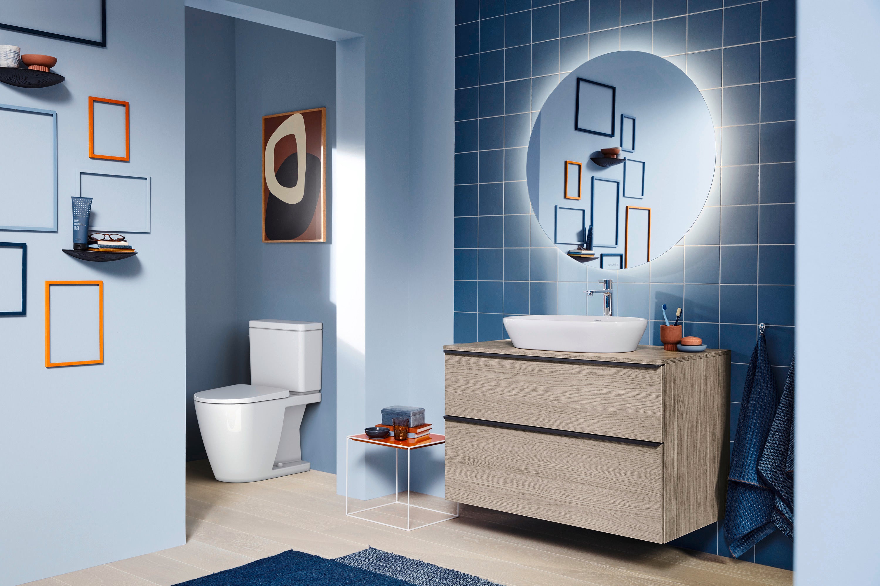 D-Neo 1.28 GPF Single Flush Rimless Elongated Toilet Bowl in White
