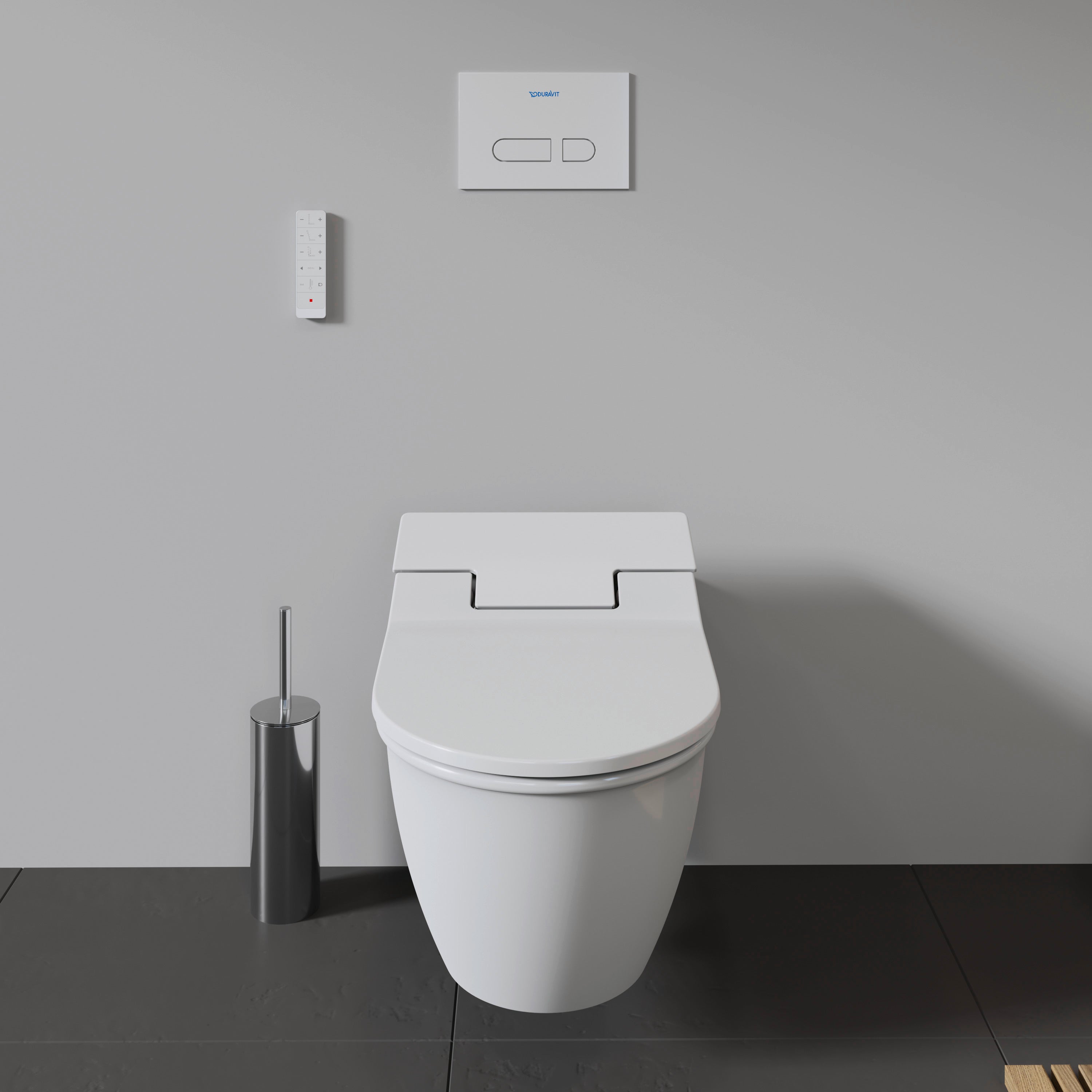 SensoWash Slim Elongated Bidet Toilet Seat in White, with Remote, Concealed Connections