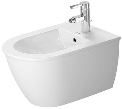 Darling New Single Hole Horizontal Spray Wall Mount Bidet in White