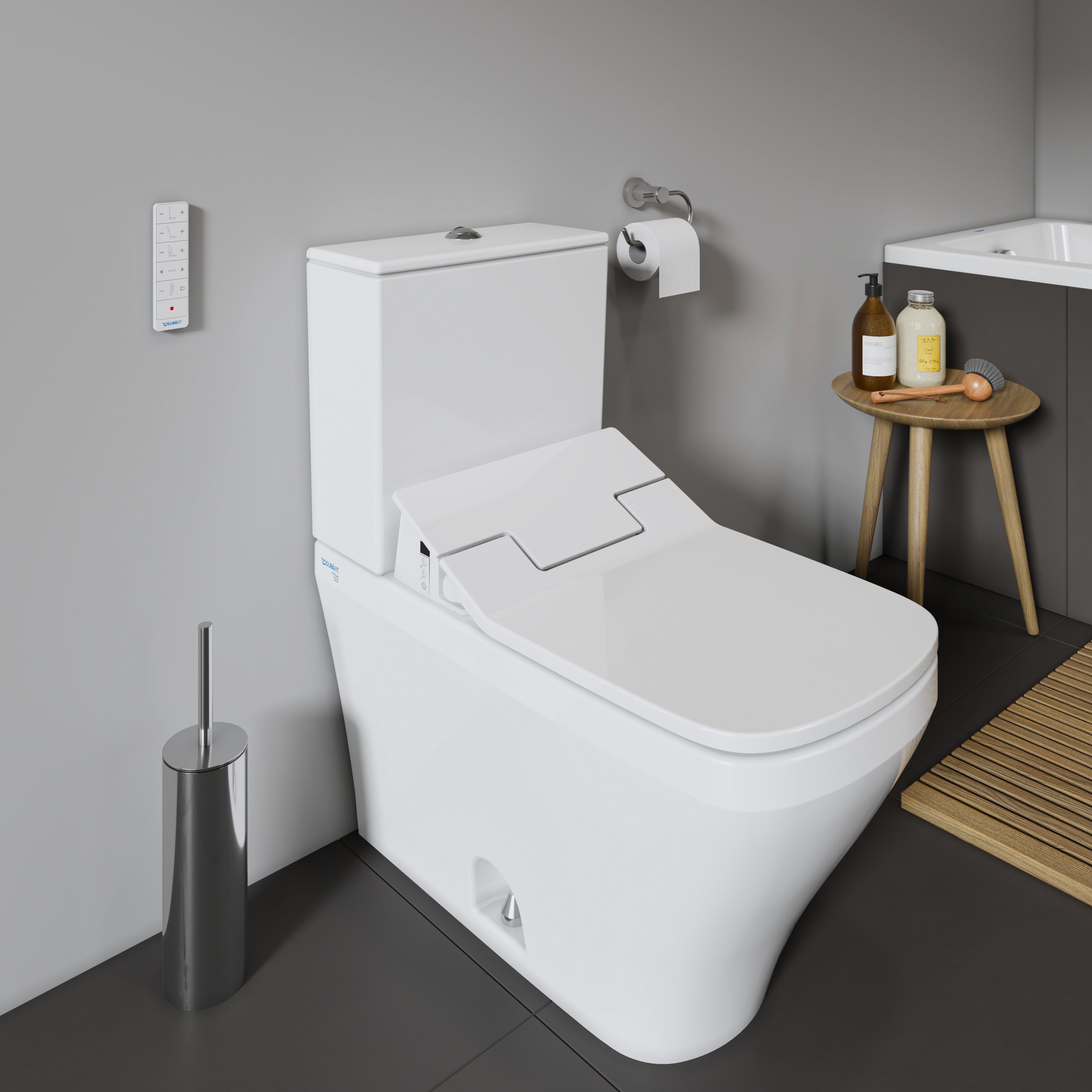 DuraStyle 1.32/0.92 GPF Dual Flush Elongated Toilet Bowl in White