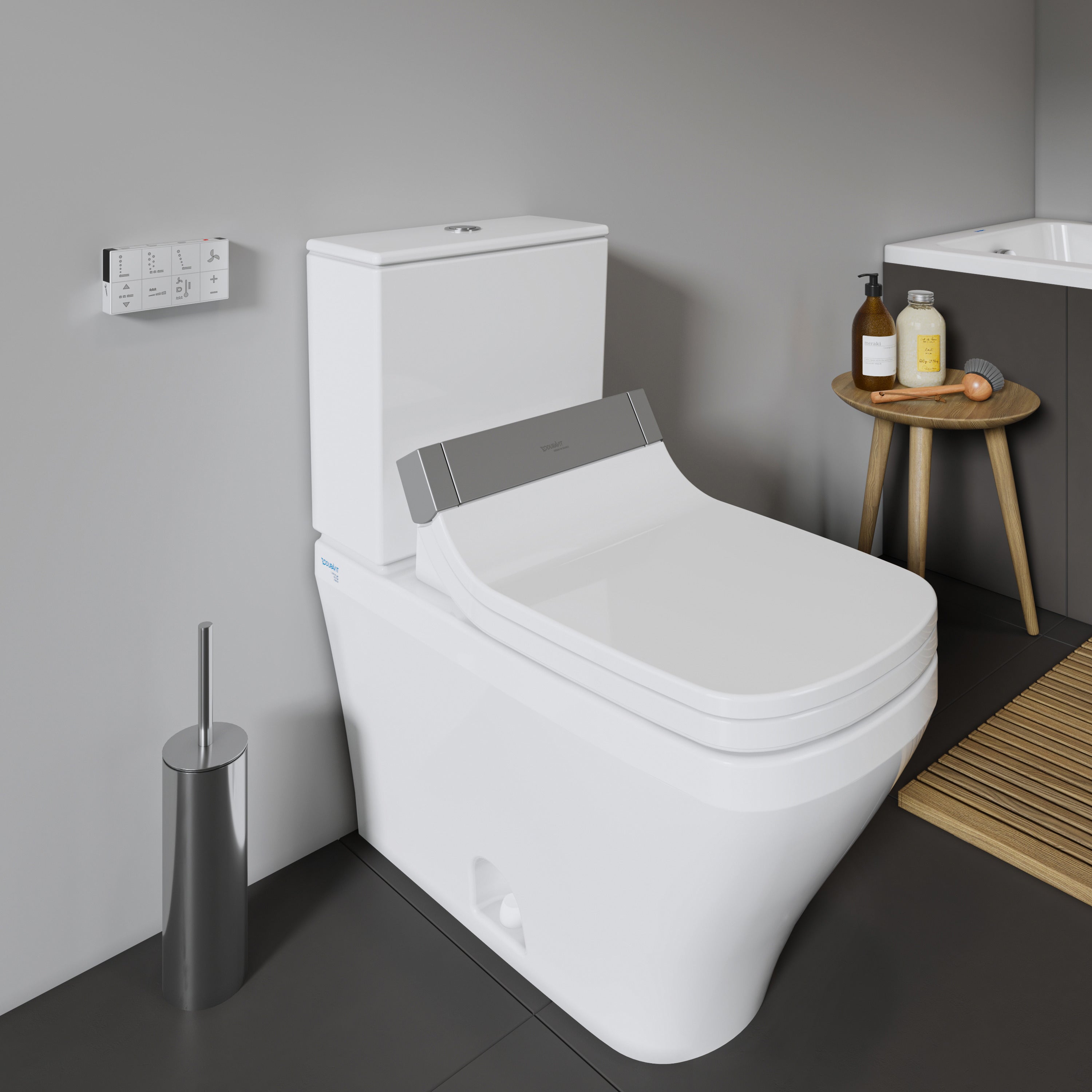 DuraStyle 1.32/0.92 GPF Dual Flush Elongated Toilet Bowl in White
