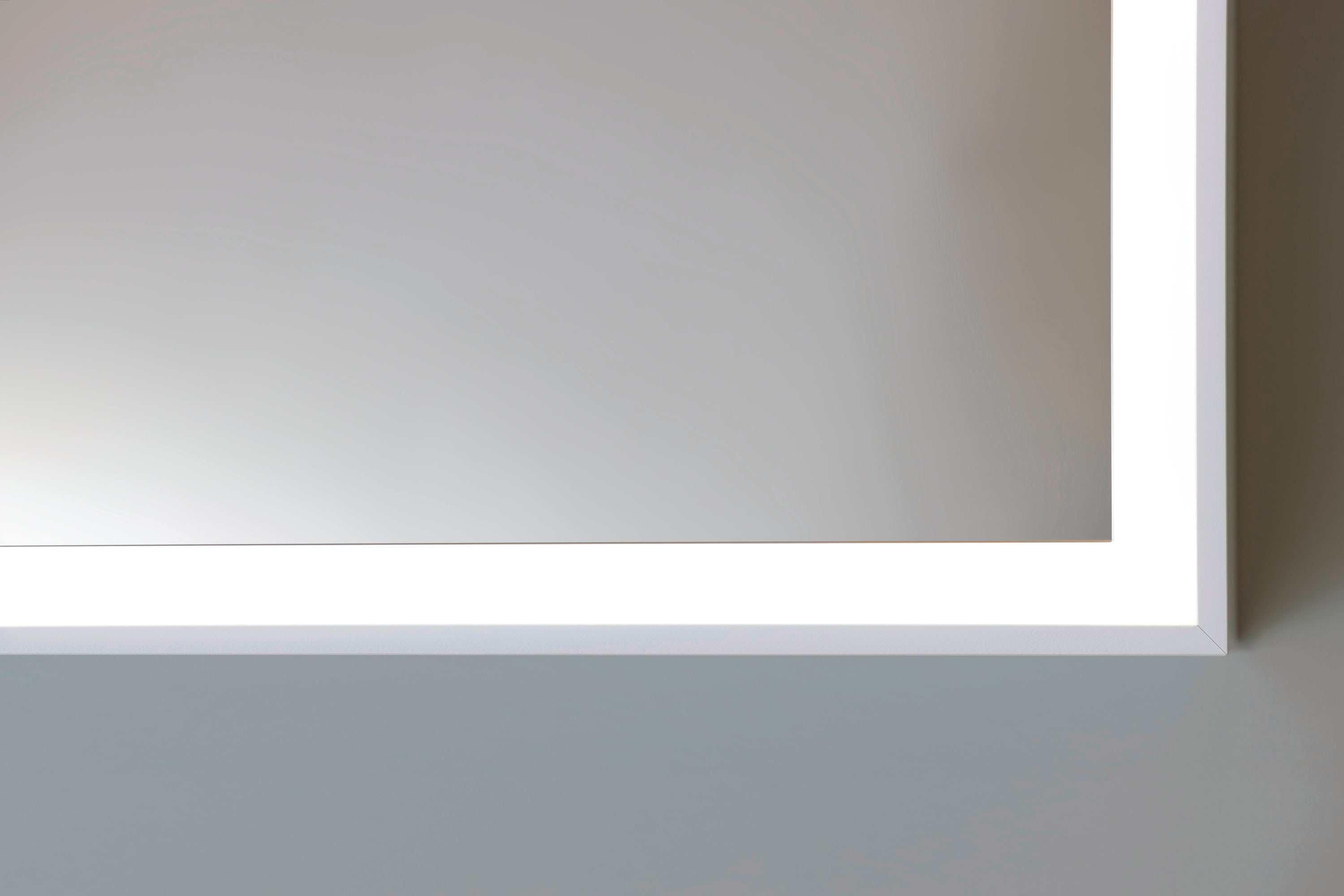 L-Cube 47 1/4" x27 1/2" 2 Left 1 Right Hinge 3 Door LED Rectangular Medicine Cabinet in Aluminum