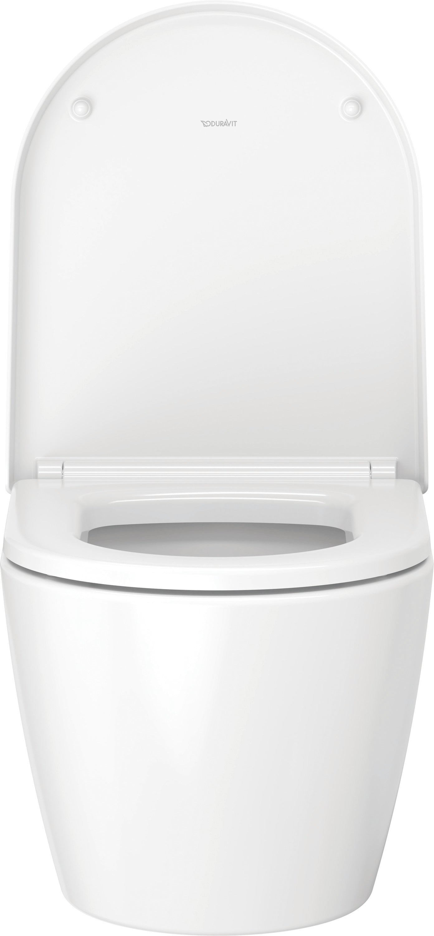 ME by Starck 1.28/0.8 GPF Dual Flush Rimless ADA Compliant Round Wall Mounted Toilet in White - Seat, Actuator, and In-Wall Tank and Carrier Sold Separately
