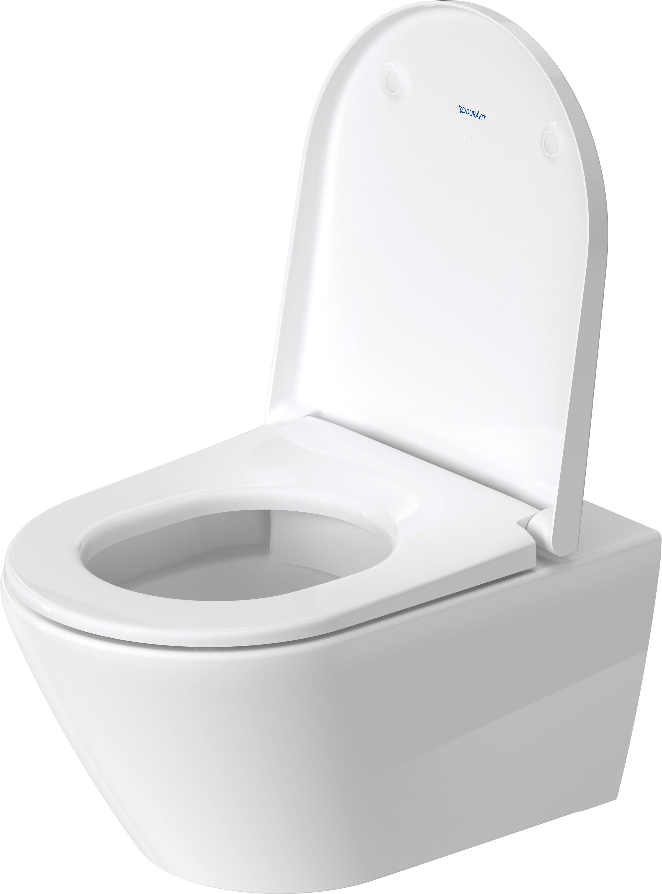 D-Neo 1.28/0.8 GPF Dual Flush Rimless ADA Compliant Round Wall Mounted Toilet in White