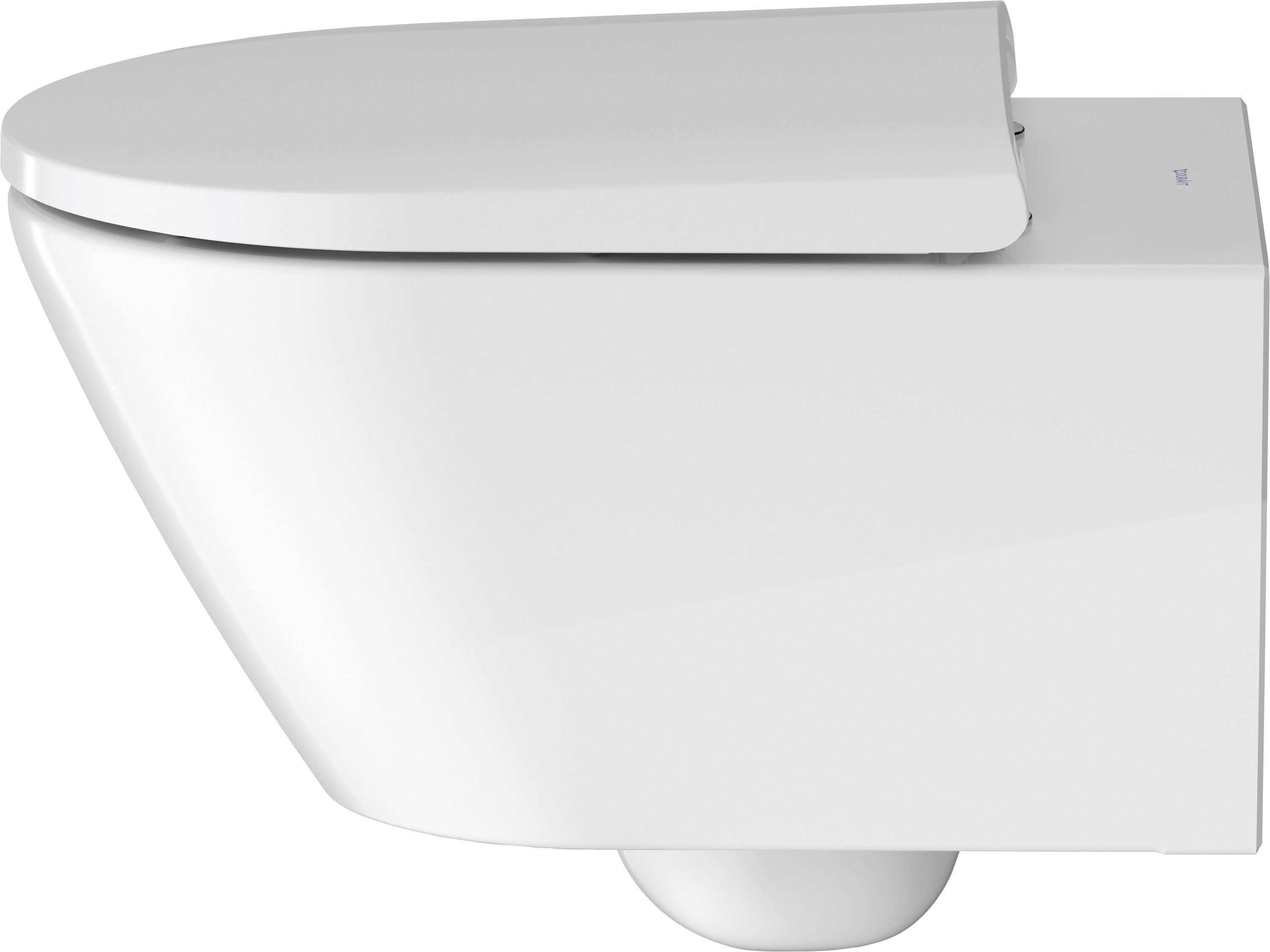 D-Neo 1.28/0.8 GPF Dual Flush Rimless ADA Compliant Round Wall Mounted Toilet in White