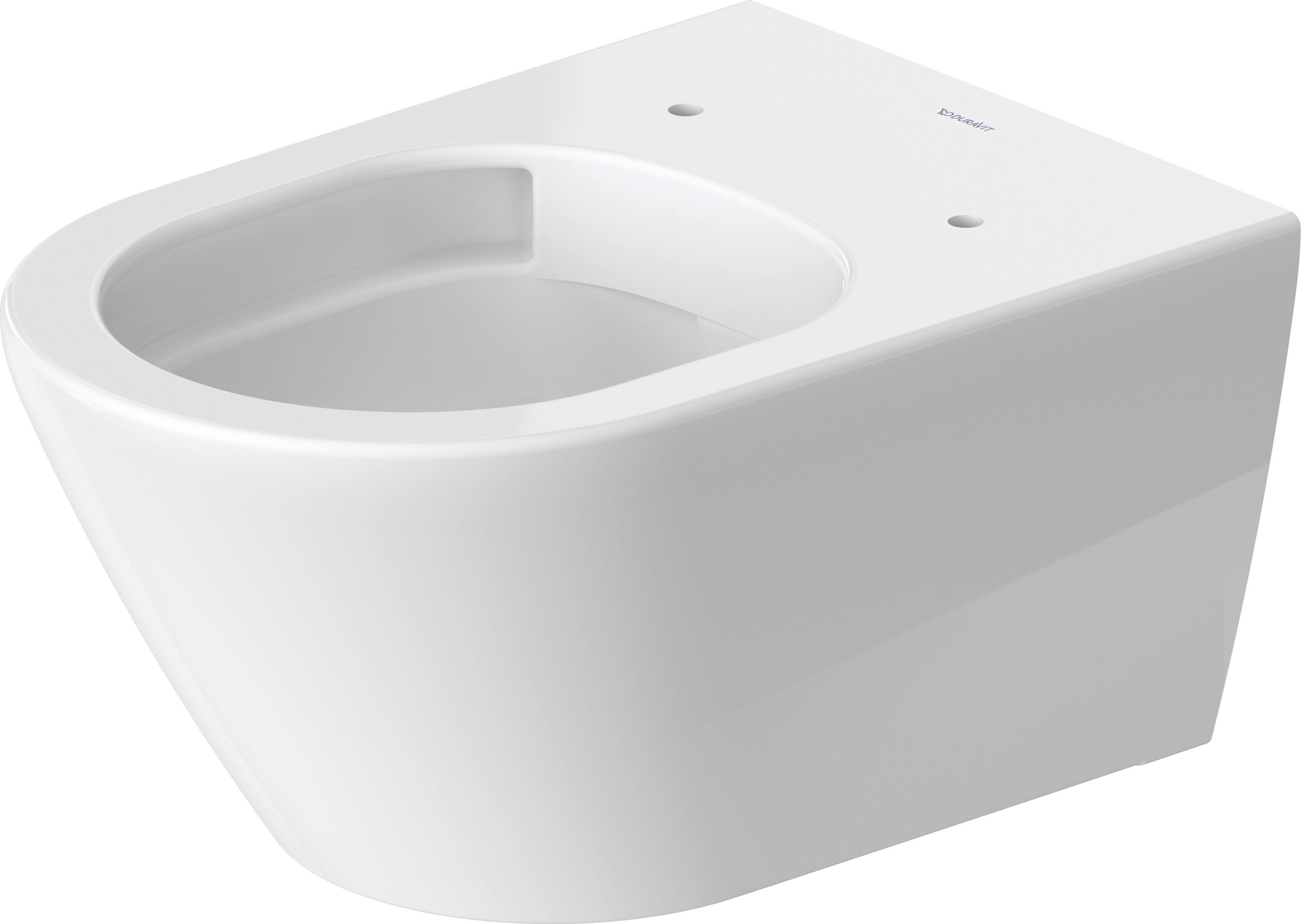 D-Neo 1.28/0.8 GPF Dual Flush Rimless ADA Compliant Round Wall Mounted Toilet in White