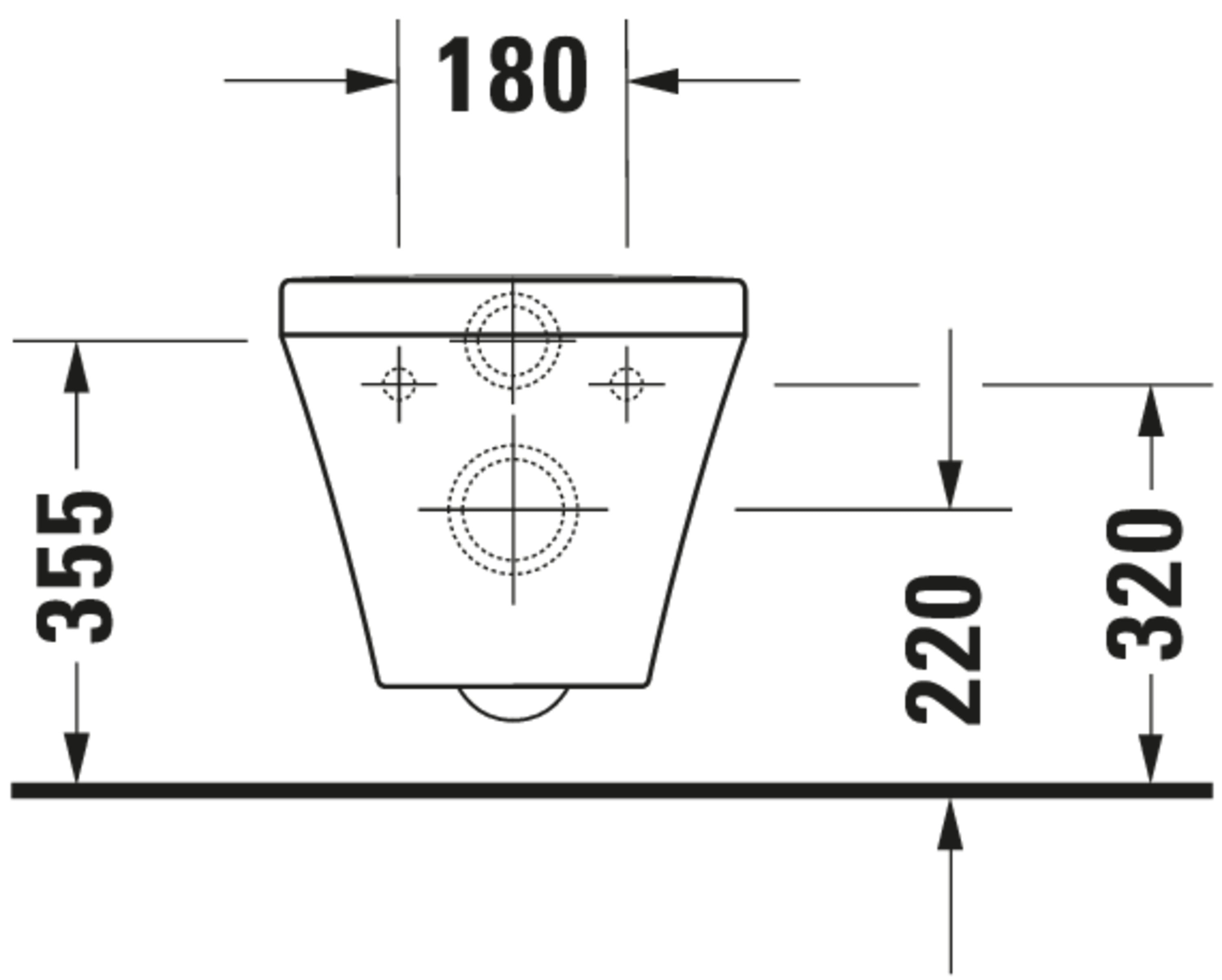 DuraStyle 1.6/0.8 GPF Dual Flush ADA Compliant Elongated Wall Mounted Toilet in White