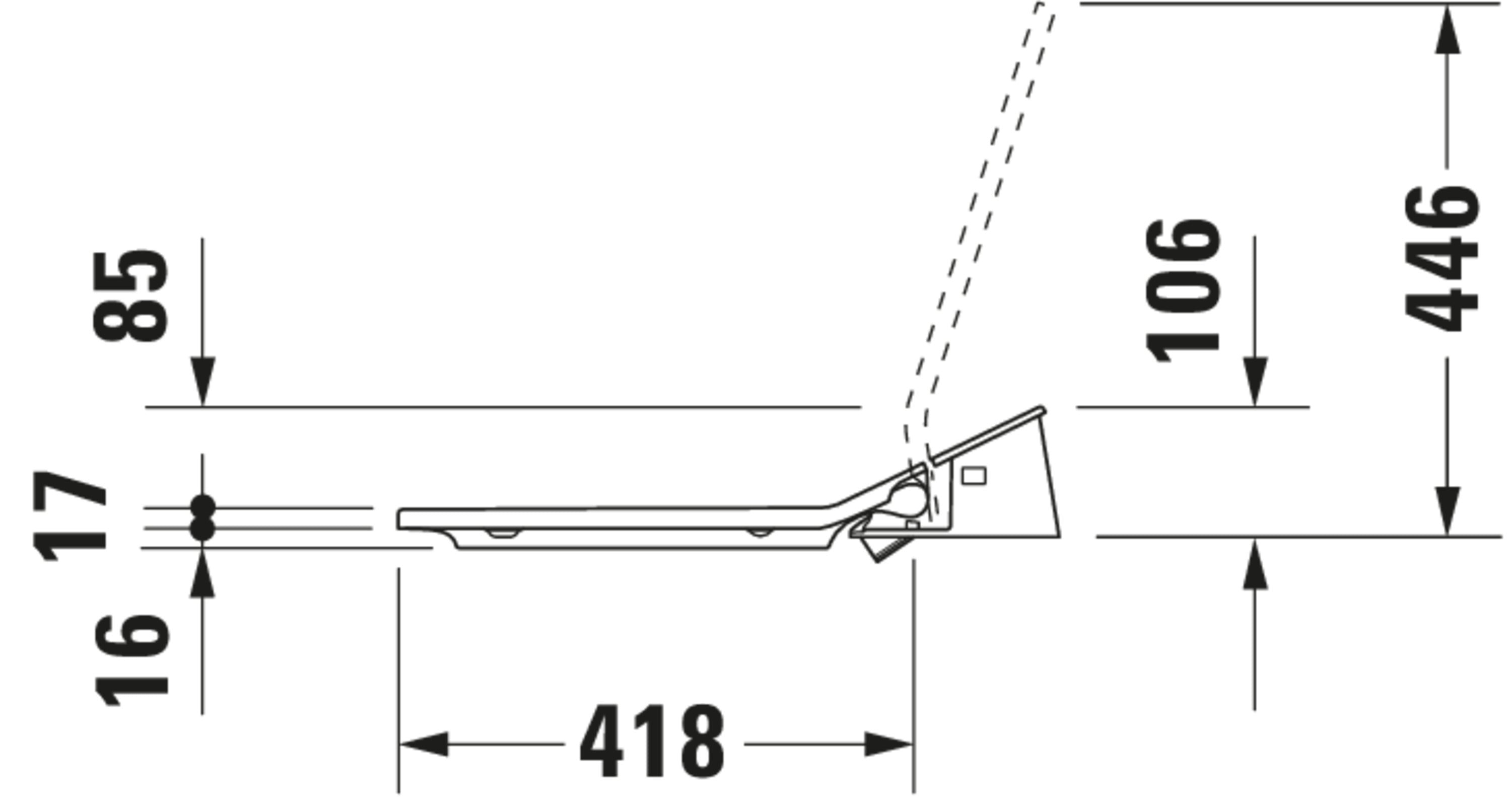 SensoWash Slim Elongated Bidet Toilet Seat in White, with Remote, Concealed Connections