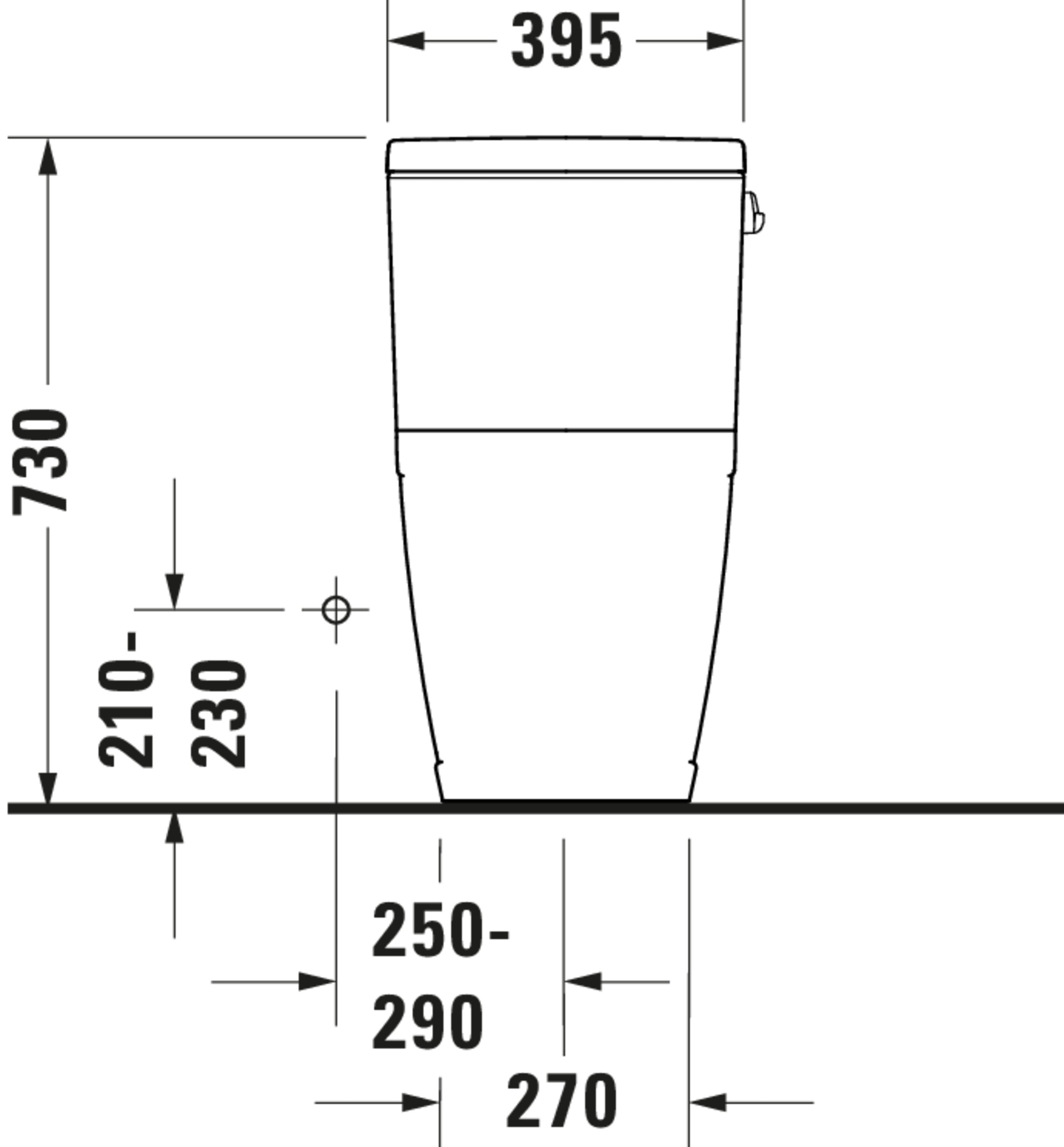 D-Neo 1.28 GPF Single Flush Rimless Elongated ADA Compliant One Piece Toilet in White, Right Lever Flush - Seat Sold Separately