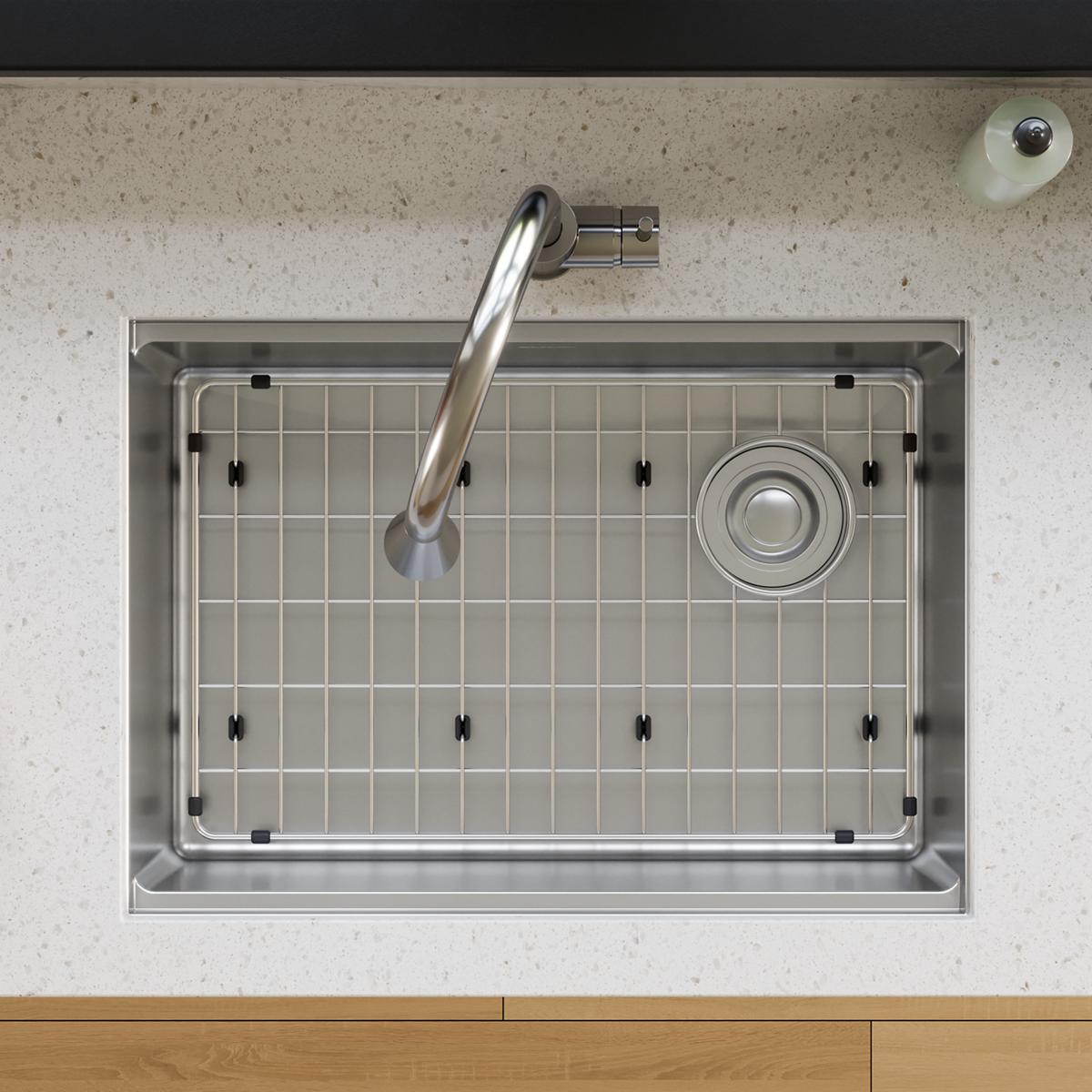 Elkay Crosstown Stainless Steel 22-1/4" x 14-1/4" x 1-1/4" Bottom Grid, CTXBG2214