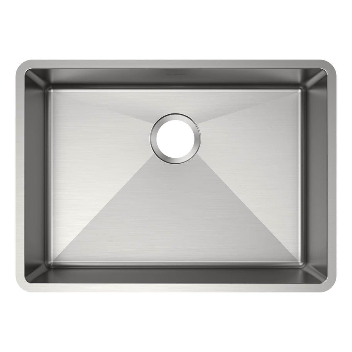 Alternate Image for Elkay Crosstown 26" Undermount Stainless Steel ADA Kitchen Sink, Polished Satin, 18 Gauge, ECTRUAD241755
