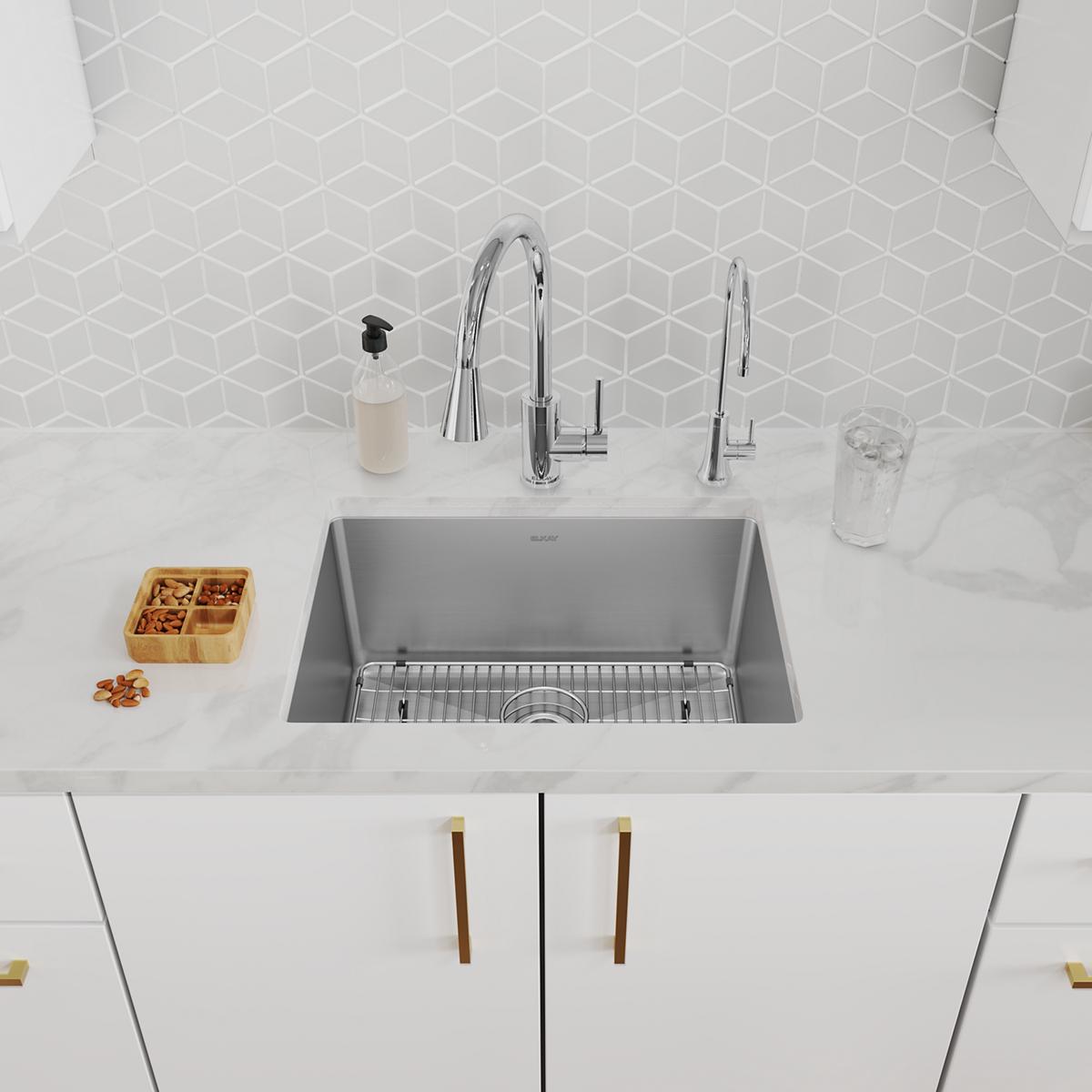 Alternate Image for Elkay Avado 1.5 GPM Lever Handle Gooseneck Spout Brass ADA Beverage Faucet, Chrome, LKAV71FCR