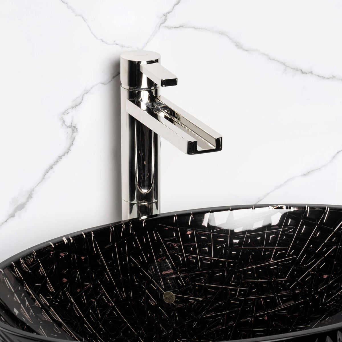 Alternate Image for MaestroBath 1.2 GPM Flusso Luxury Waterfall ADA Bathroom Faucet, Polished Nickel, Lead-Free Brass, FAU-FLS-PNI
