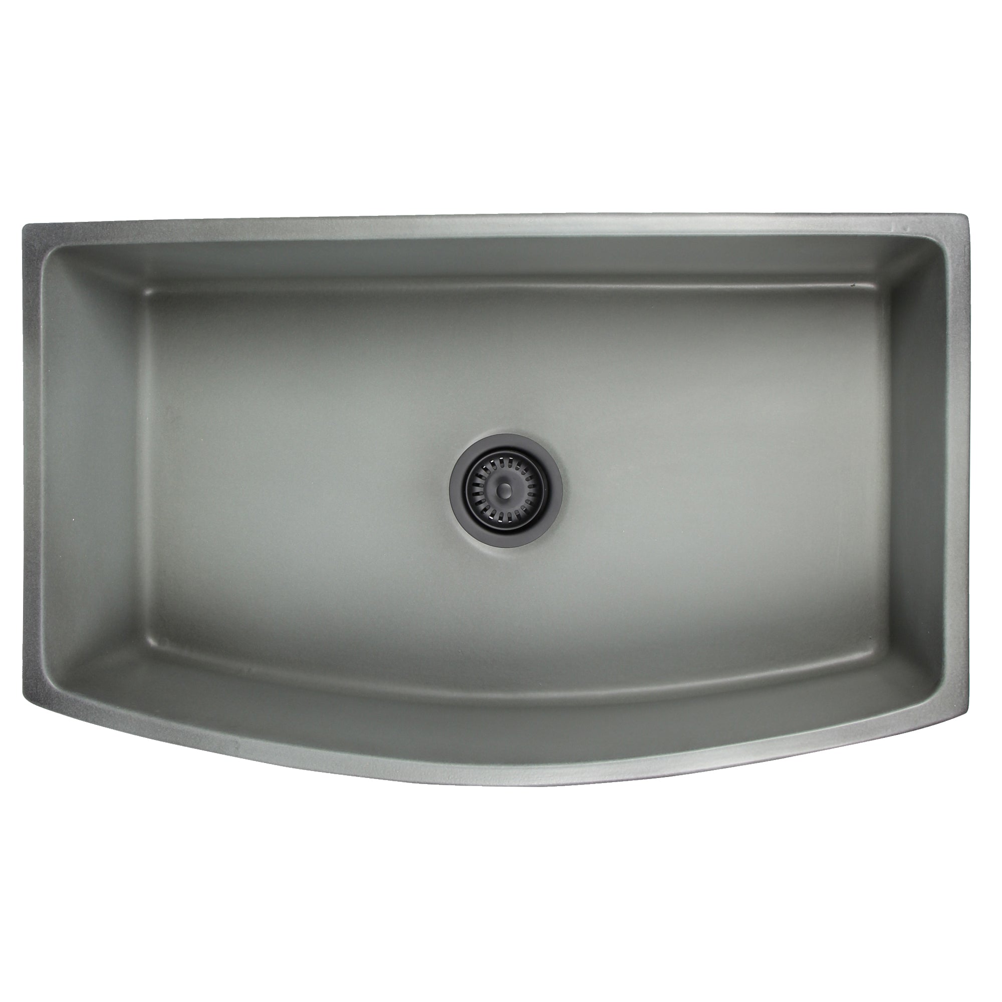Nantucket sinks vineyard 33 fireclay farmhouse sink with accessories concrete alternate product image