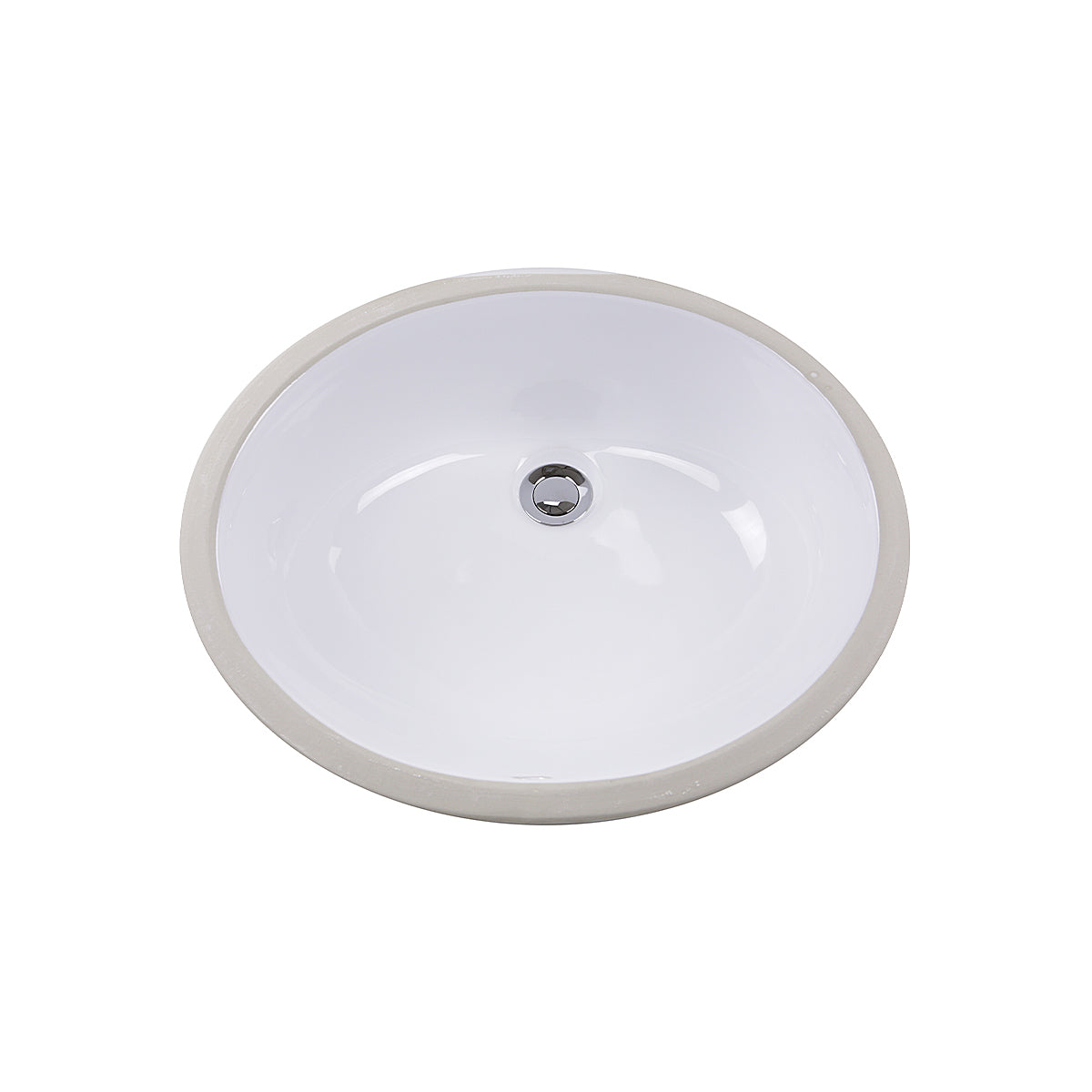 Nantucket Sinks Great Point 17" Ceramic Bathroom Sink, White, GB-15x12-W