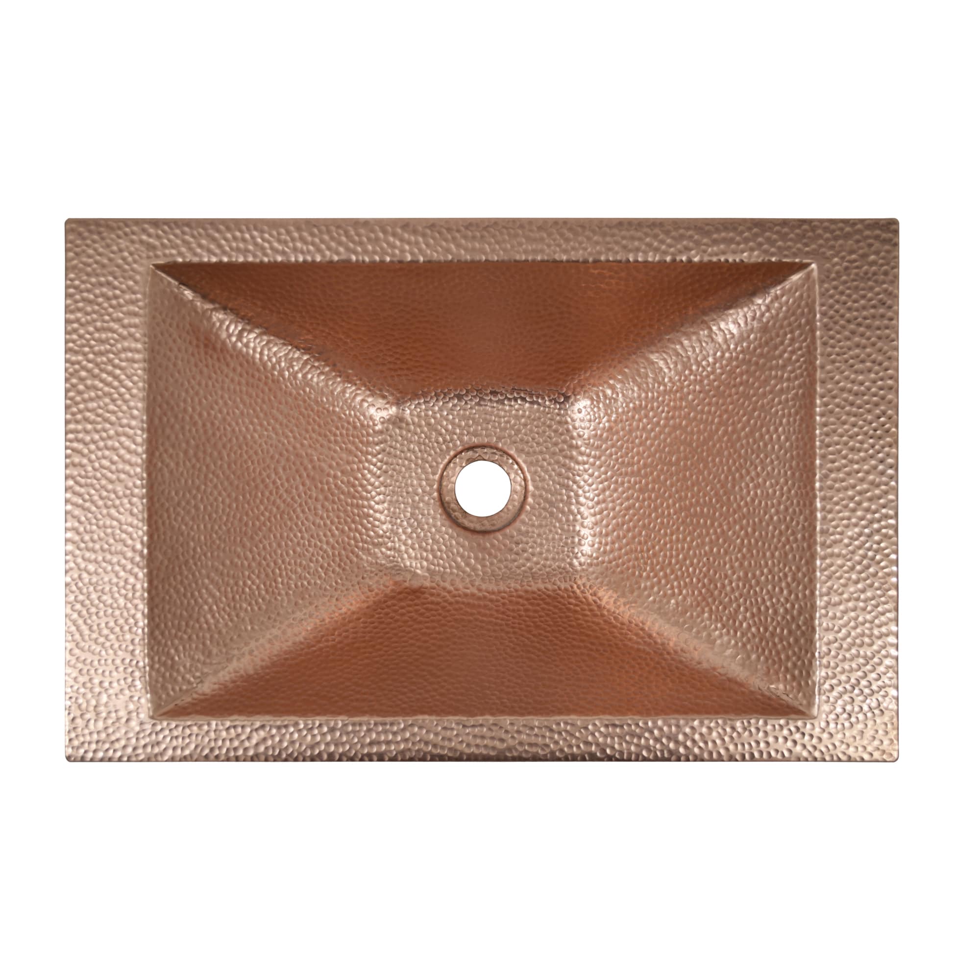 Native Trails Hana 20" x 13" Rectangle Drop In Copper Bathroom Sink, Polished Copper, 16 Gauge, CPS442 Product Image