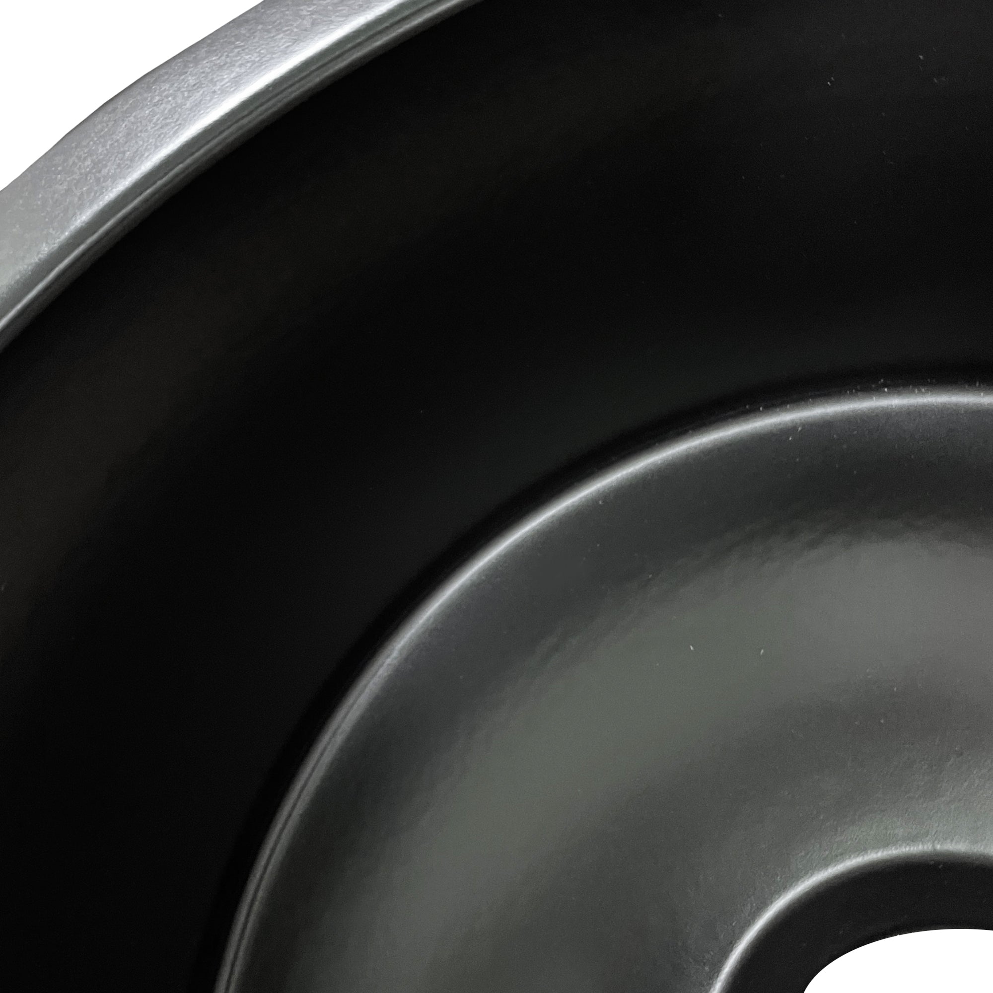 Nantucket Sinks Cape 18" Round Fireclay Bar/Prep Sink with Accessories, Matte Black, Hyannis-18MB