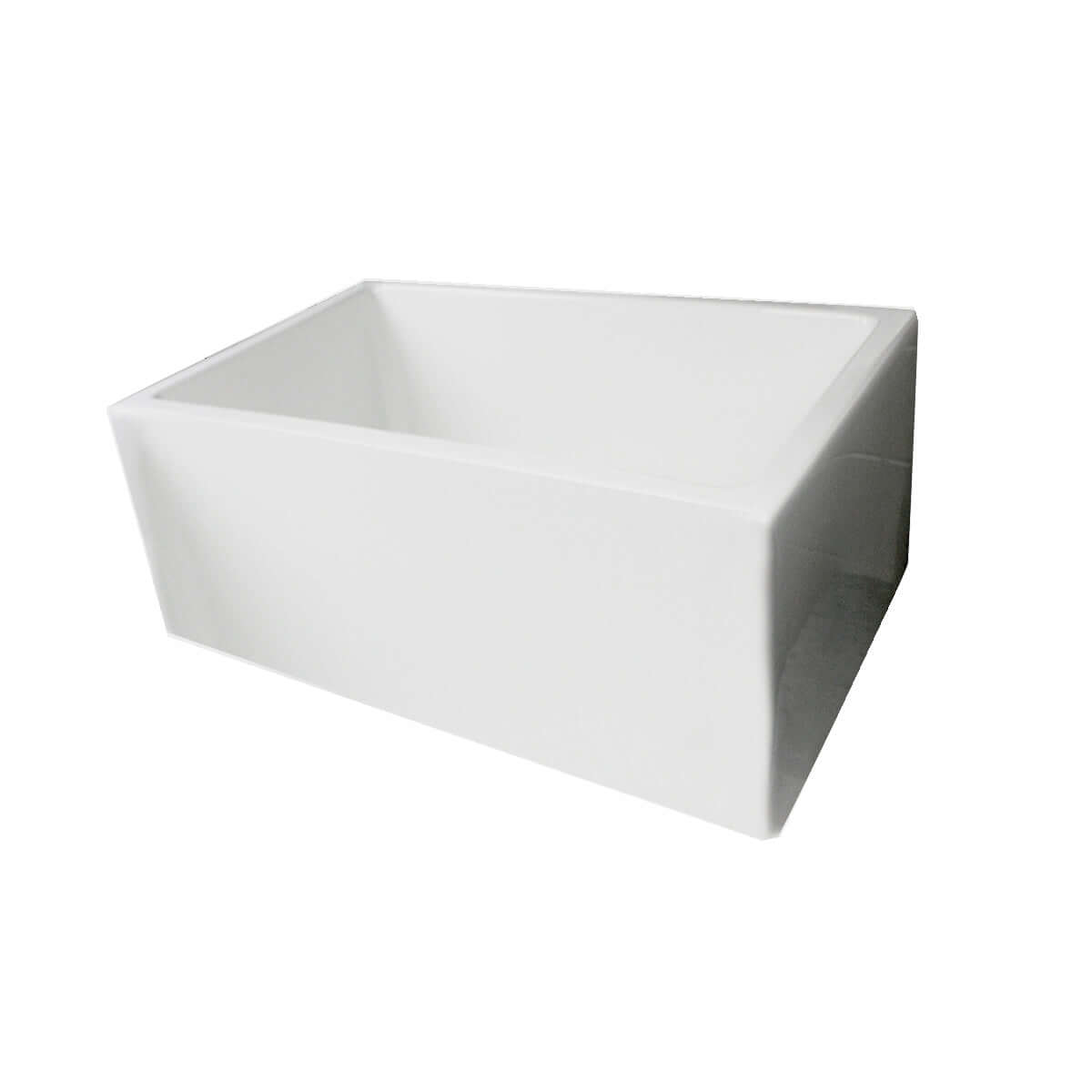 Alternate Image for Nantucket Sinks Cape 24" Fireclay Farmhouse Sink, White, Hyannis-24