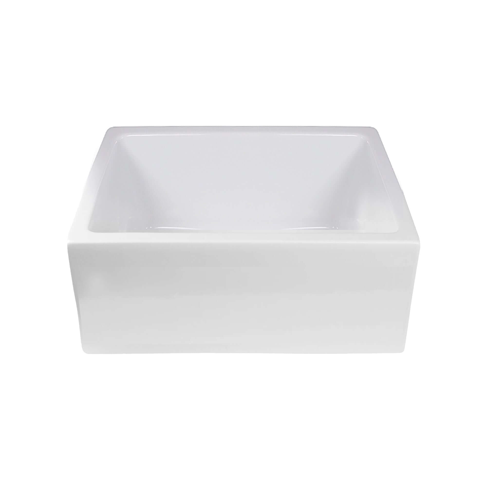 Alternate Image for Nantucket Sinks Cape 24" Fireclay Farmhouse Sink, White, Hyannis-24
