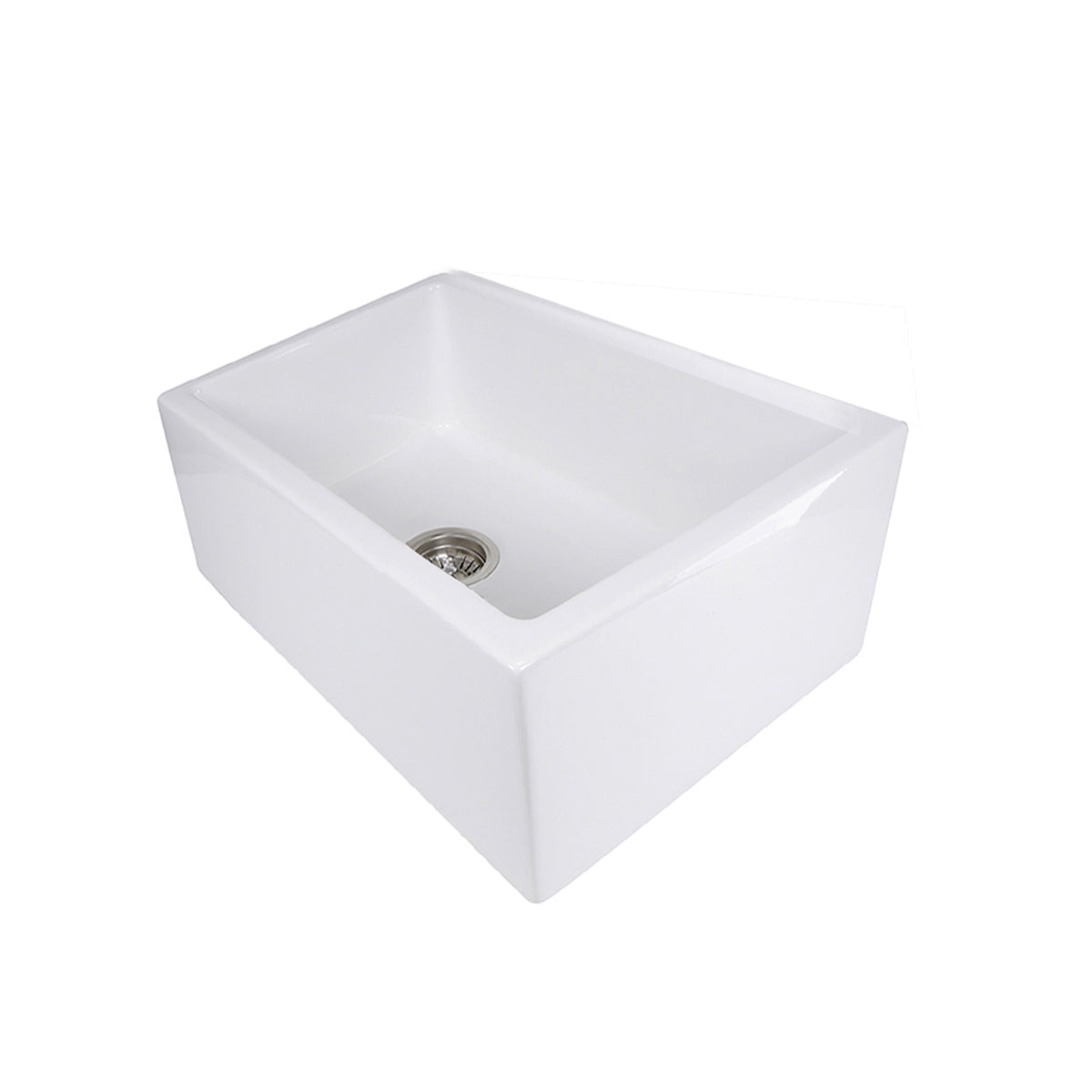 Alternate Image for Nantucket Sinks Cape 24" Fireclay Farmhouse Sink, White, Hyannis-24
