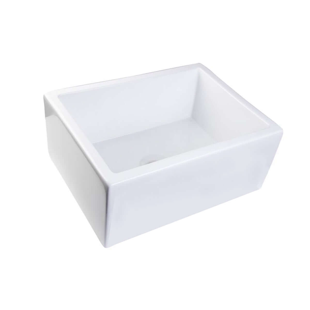 Alternate Image for Nantucket Sinks Cape 24" Fireclay Farmhouse Sink, White, Hyannis-24