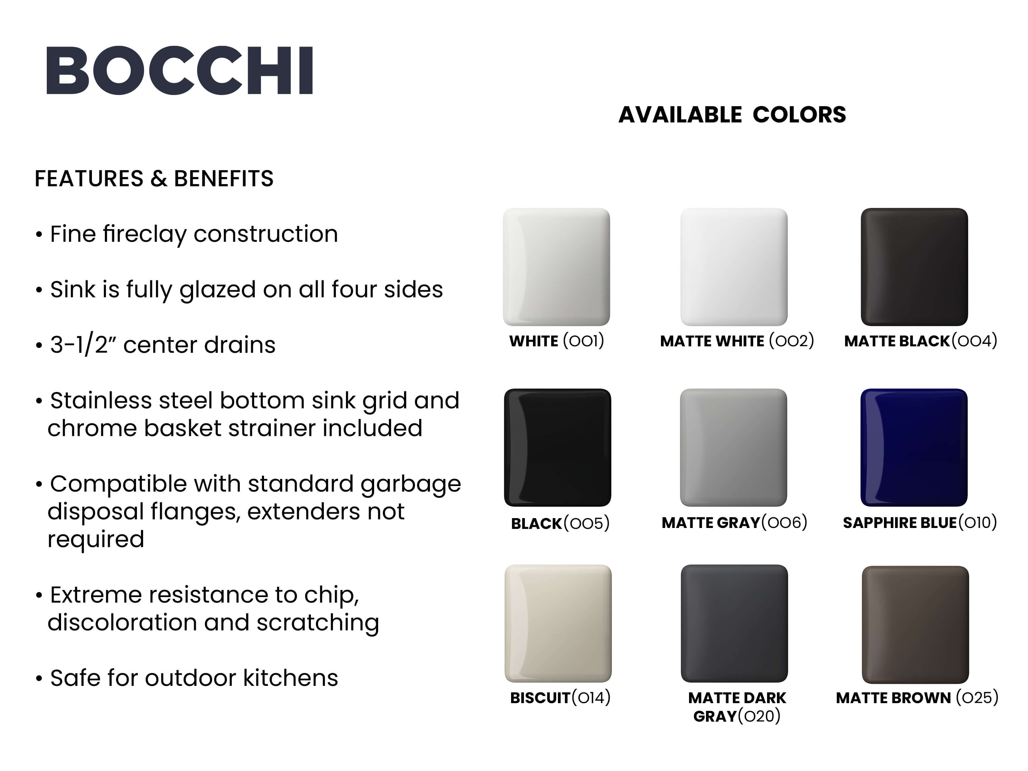 Alternate Image for BOCCHI Contempo 36" Fireclay Workstation Farmhouse Sink with Accessories, 50/50 Double Bowl, White, 1348-001-0120