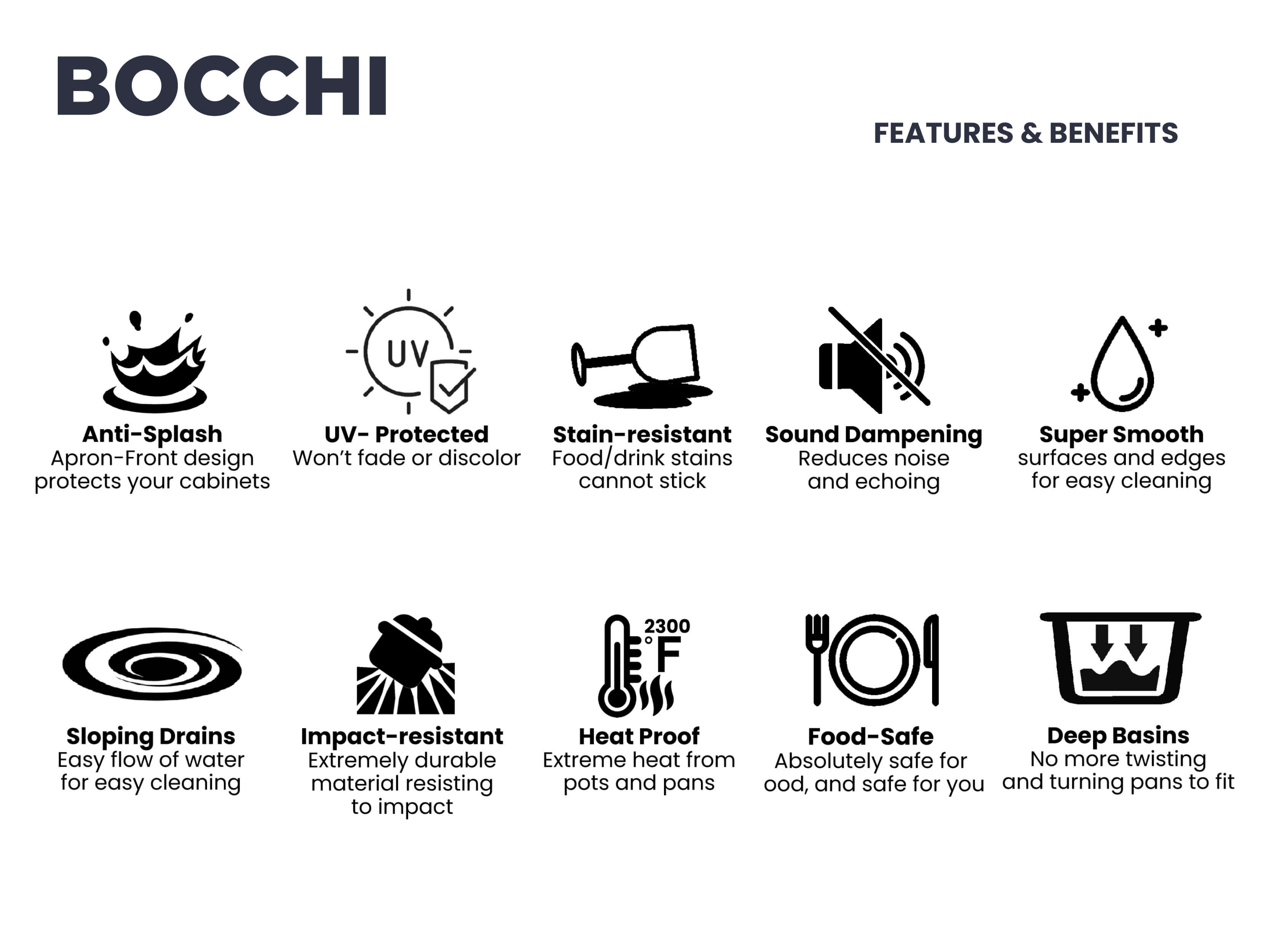 Alternate Image for BOCCHI Sotto 27" White Fireclay Dual Mount Single Bowl Kitchen Sink Kit with Chrome Faucet and Accessories, 1360-001-2024CH