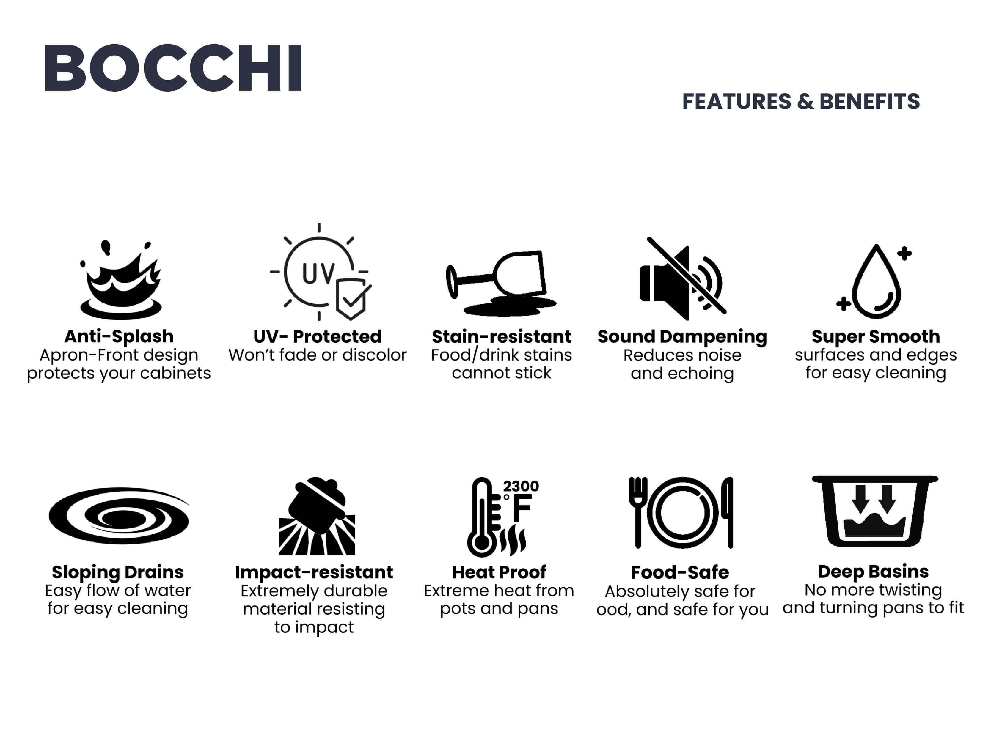 Alternate Image for BOCCHI Sotto 24" Dual Mount Fireclay Kitchen Sink Kit with Accessories, White, 1627-001-0120