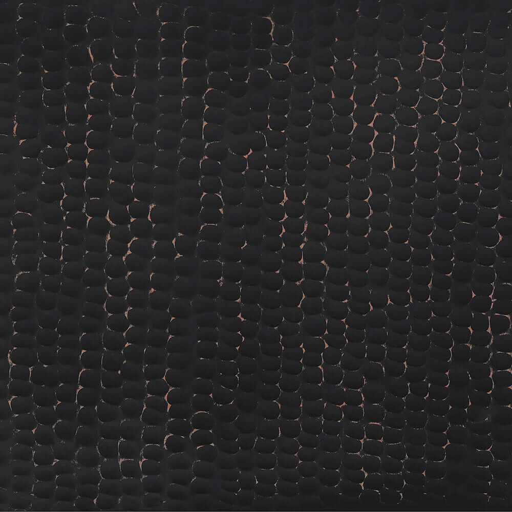 Alternate Image for Premier Copper Products 33" Hammered Copper Farmhouse Sink, Glazed Black, 14 Gauge, KASBLK33229