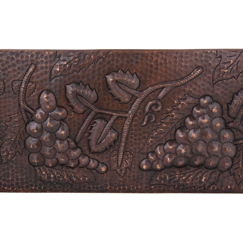 Alternate Image for Premier Copper Products 33" Copper Farmhouse Sink, Oil Rubbed Bronze, KASDB33229G