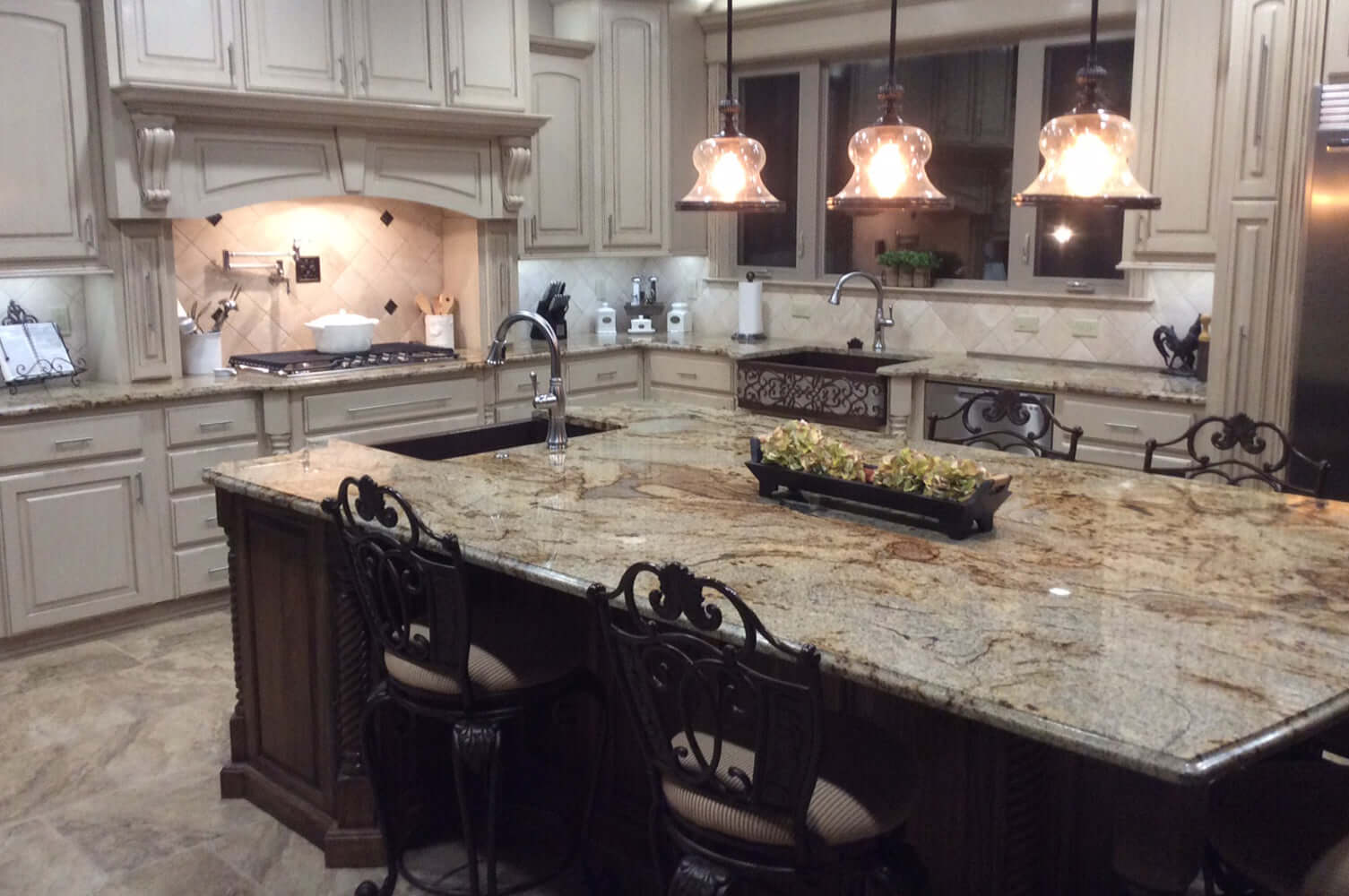 Alternate Image for Premier Copper Products 33" Copper Farmhouse Sink, Oil Rubbed Bronze and Nickel, KASDB33229S-NB