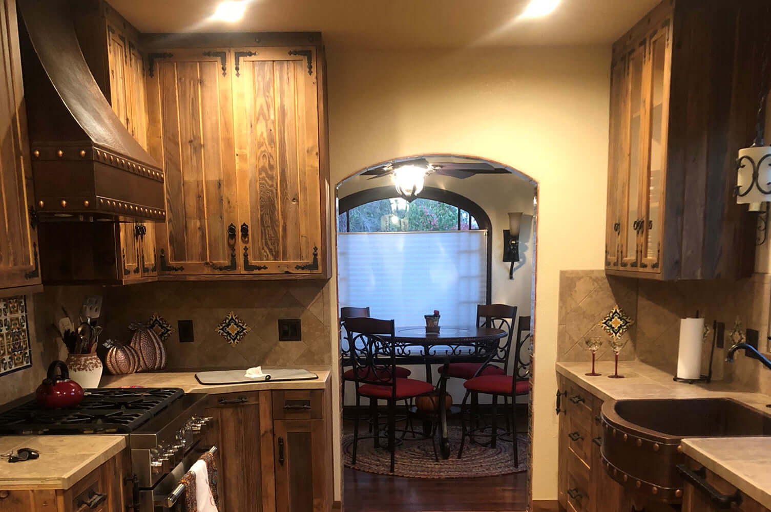 Alternate Image for Premier Copper Products 30" Copper Farmhouse Sink, Oil Rubbed Bronze, KASRDB30249BS